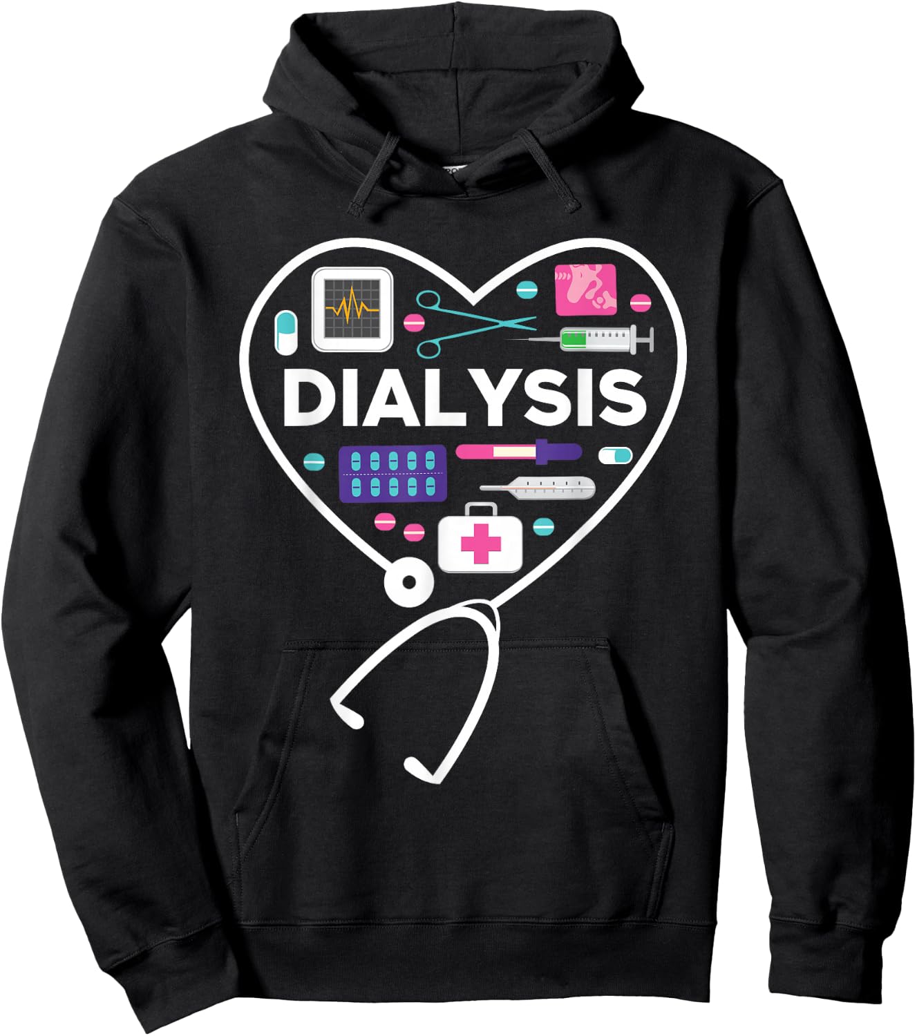 Dialysis Technician Hoodie - Hoodie | Black