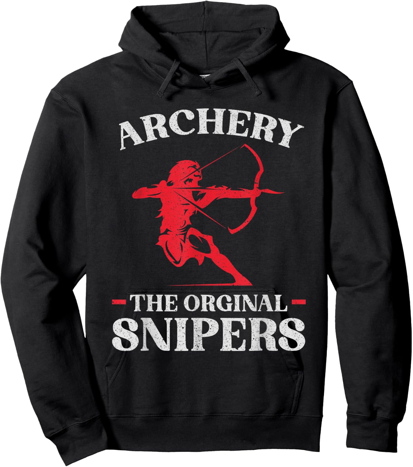 Archery The original Snipers - Bowman Bow Hunting Archer Hoodie - Hoodie | Black