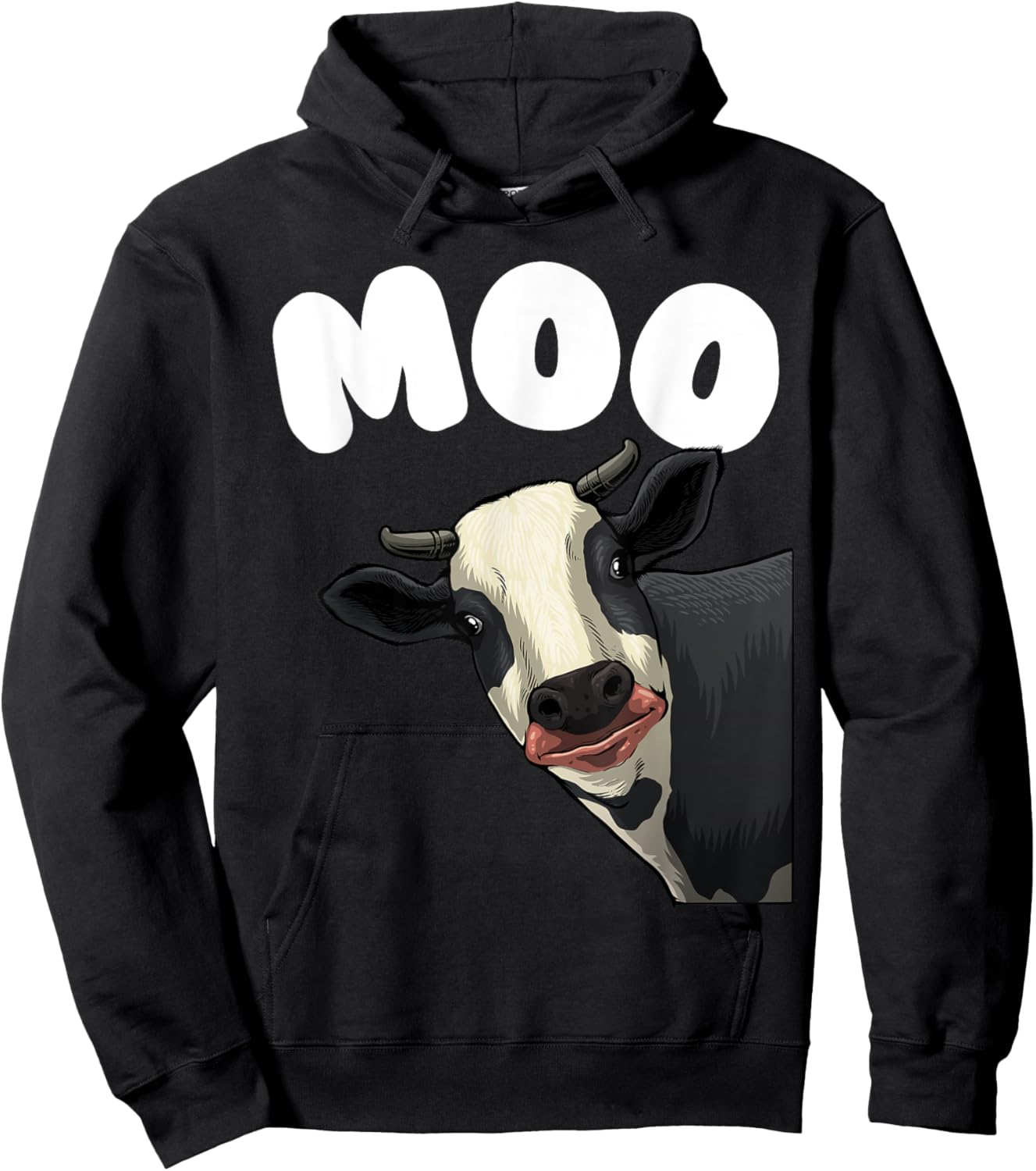 Cool Cow Women Moo Cow Farmer Herd Cows Cattle Lover Hoodie - Hoodie | Black