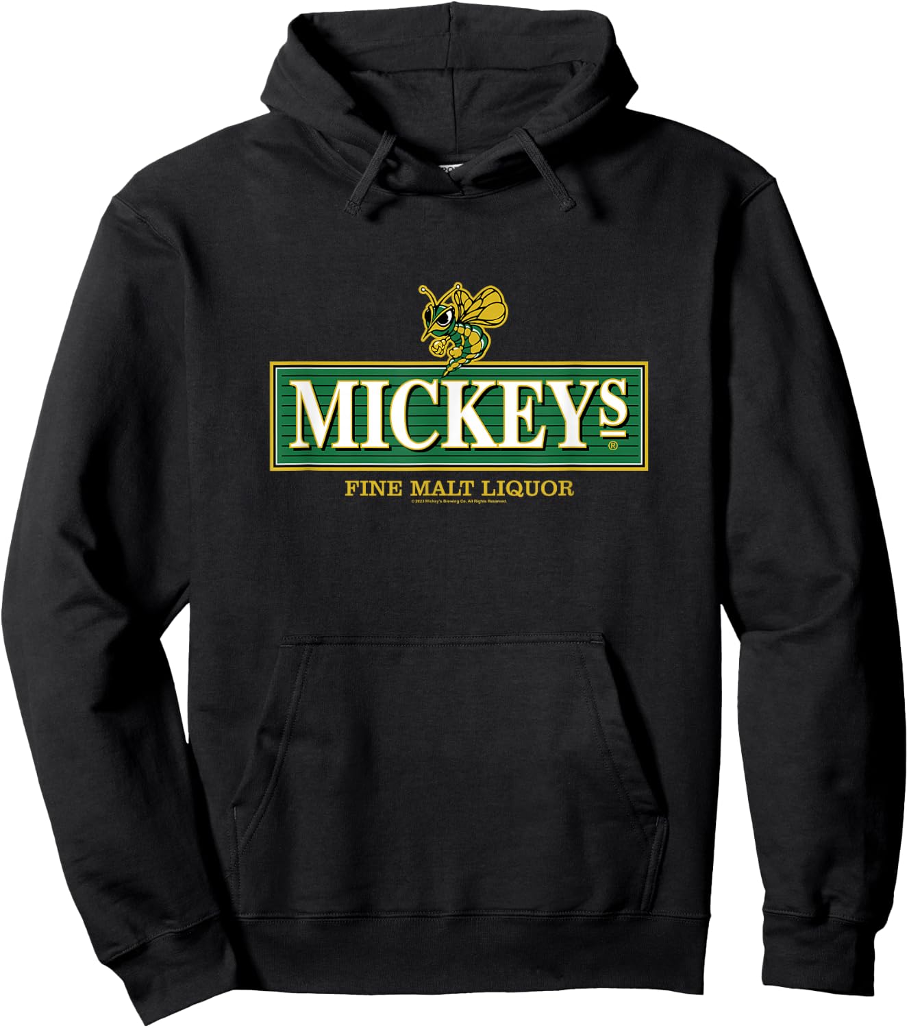 Coors Brewing Company Mickey's Malt Liquor Classic Logo Hoodie - Hoodie | Black