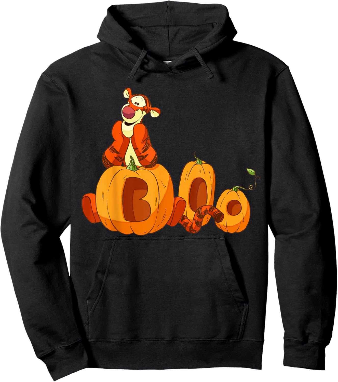 Disney - Halloween Tigger Boo Pumpkins Hoodie - Hoodie | Black