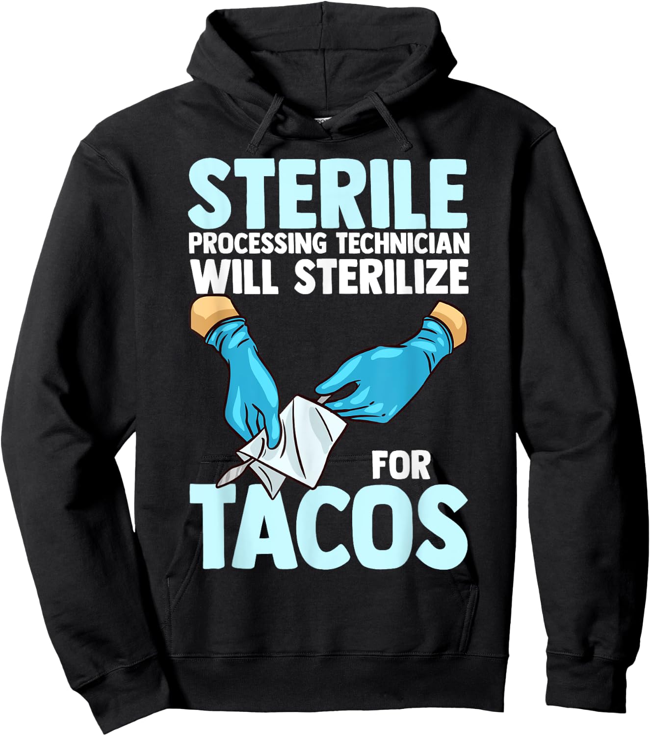 Sterile Processing Technician Instruments Tech Certification Hoodie - Hoodie | Black