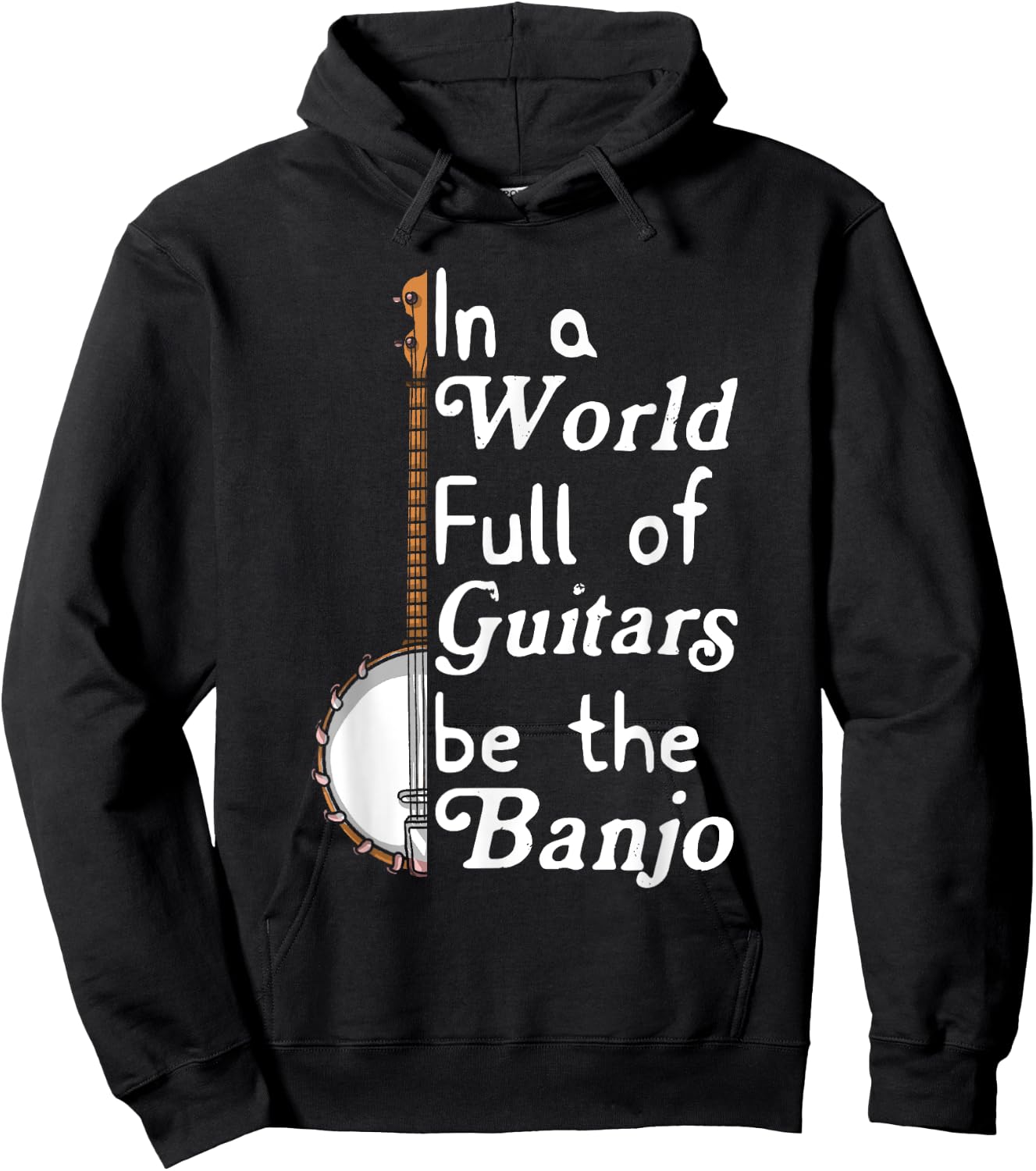 Banjo Bluebird Tennesse Mandolin Bluegrass Hoodie - Hoodie | Black