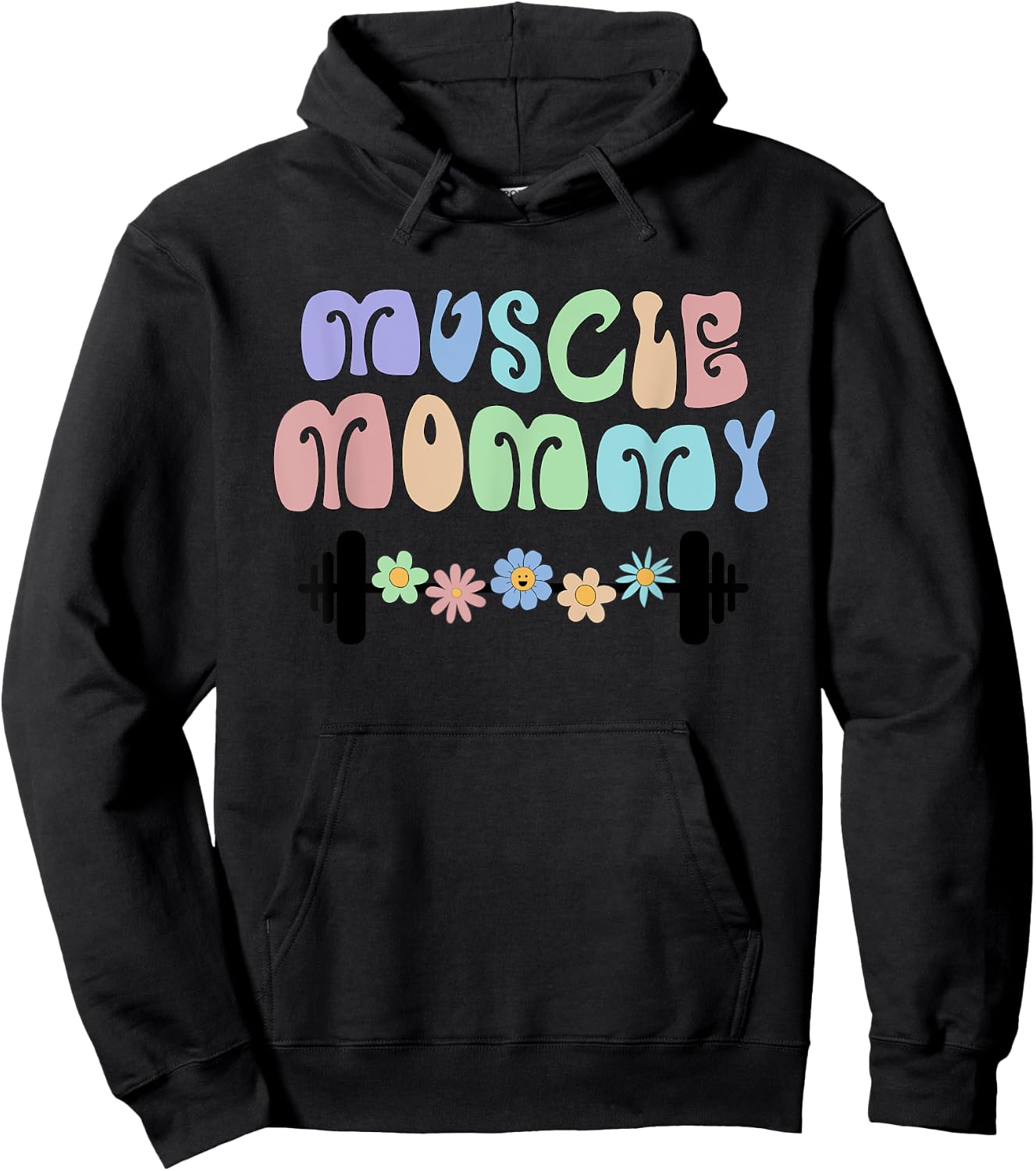 Gym Muscle Mommy Pump Cover Hoodie - Hoodie | Black