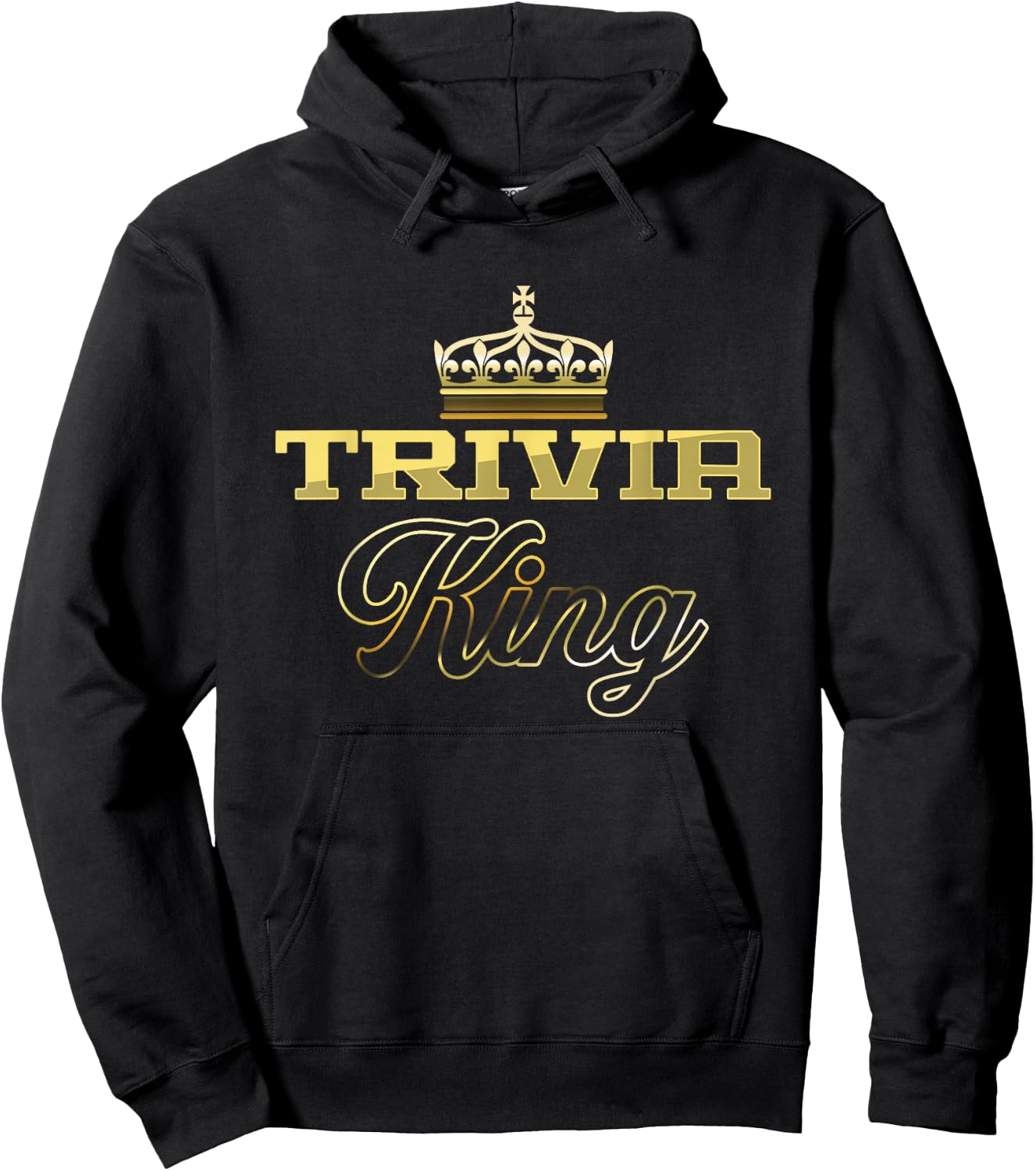 Trivia King | Pub Quiz Game | Trivia Night Hoodie - Hoodie | Black