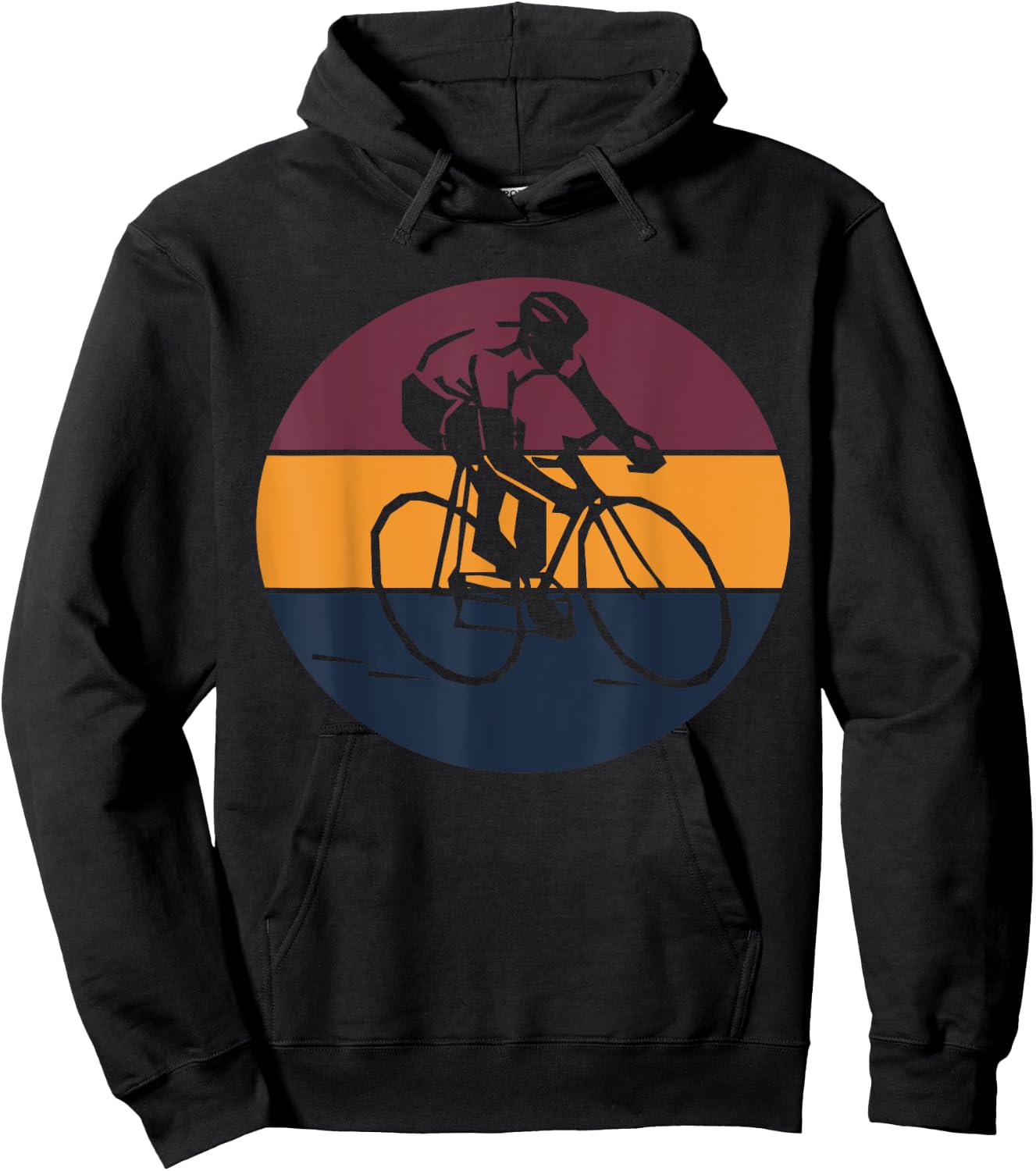 Vintage Cycling Funny Classic Bicycle Bicycling Lover Outfit Hoodie - Hoodie | Black