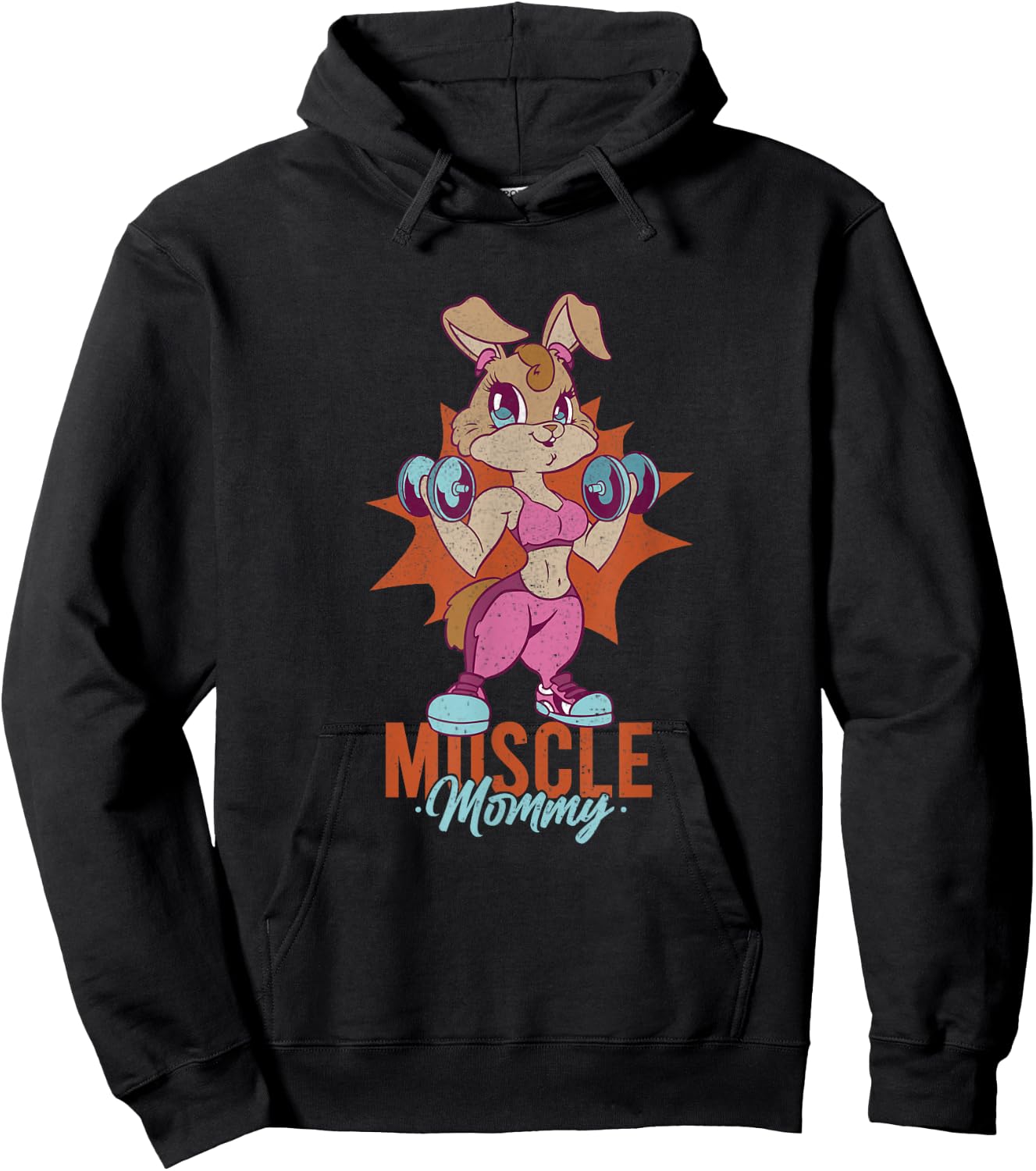 Funny Certified Muscle Mommy Shirt Gym Girls Powerlifting Hoodie - Hoodie | Black