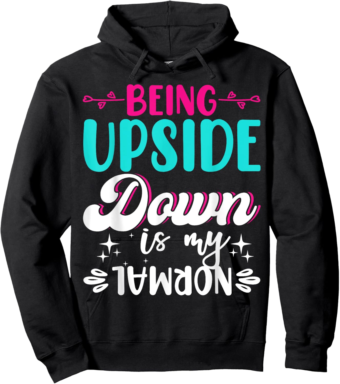 Being Upside Down Is My Normal - Gymnastics Gymnast Hoodie - Hoodie | Black