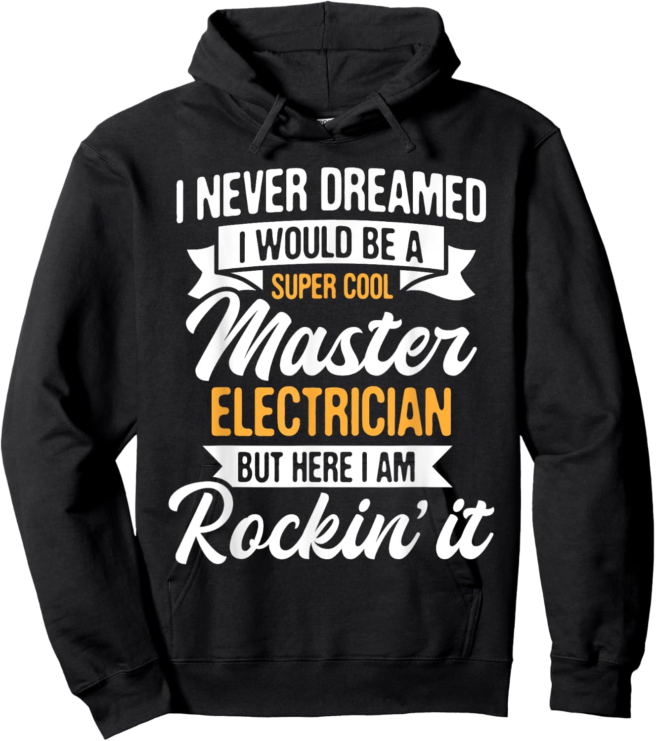 Cool Master Electrician - Electrical Worker Lineman Hoodie - Hoodie | Black