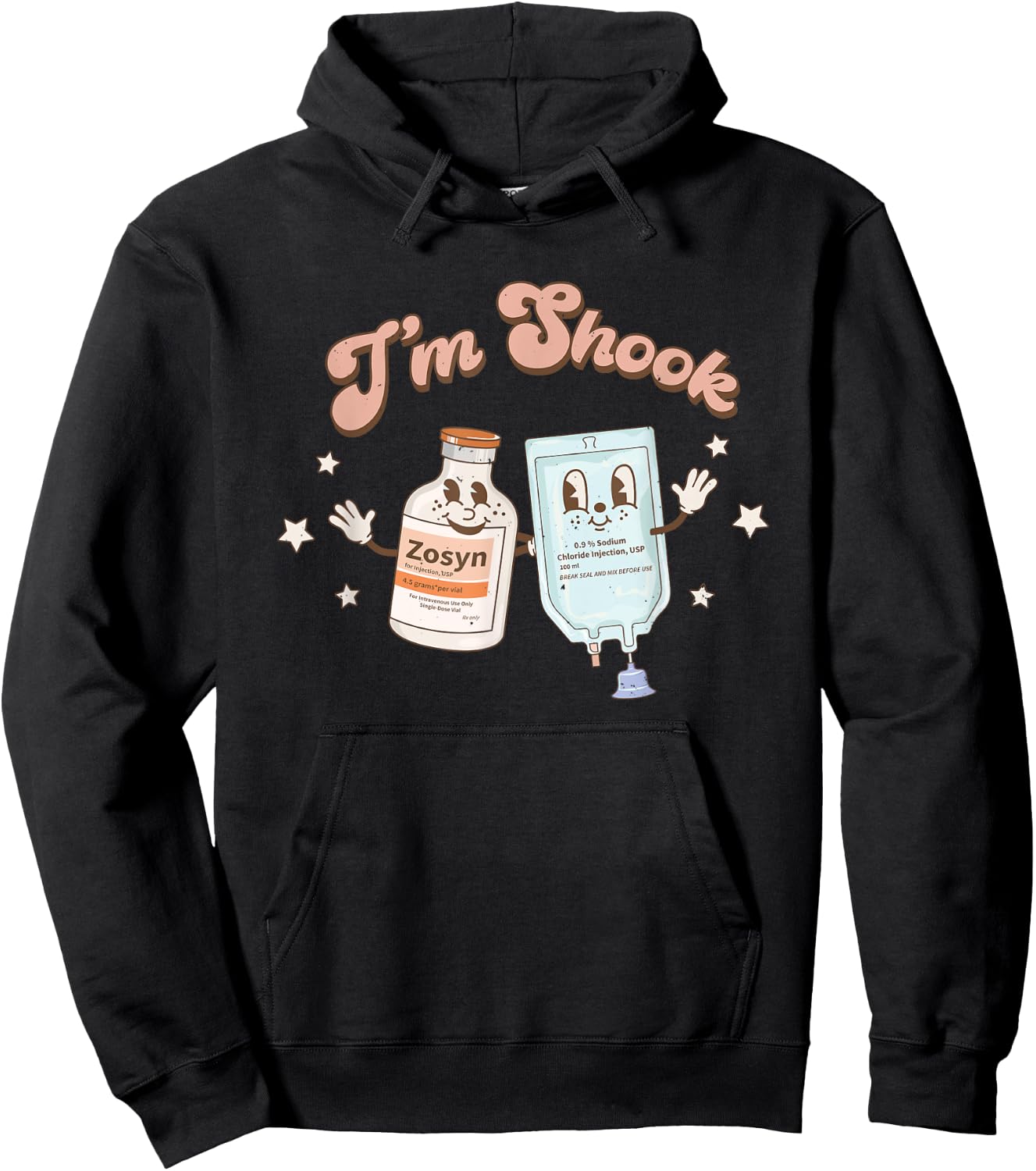 Funny Christmas Crna Pacu ER ED ICU Cricital Care Nurse Hoodie - Hoodie | Black