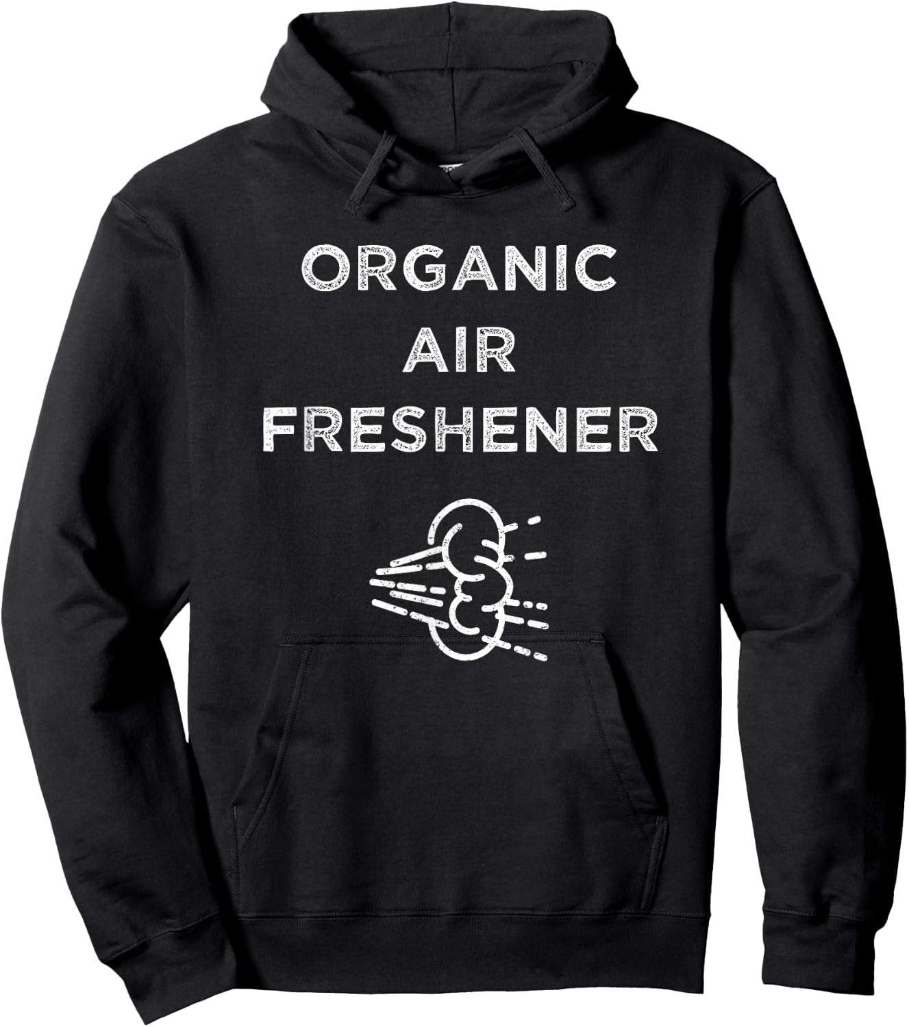 Organic Air Freshener Funny Farting Gag Hoodie - Hoodie | Black