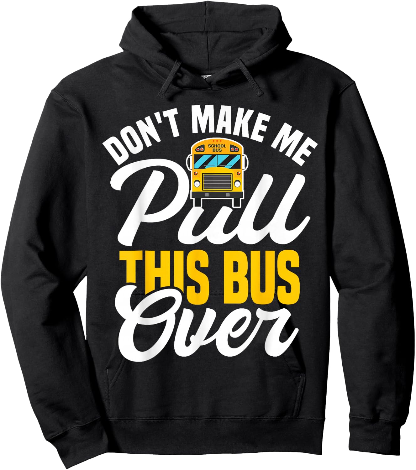 Funny School Bus Driver Hoodie - Hoodie | Black