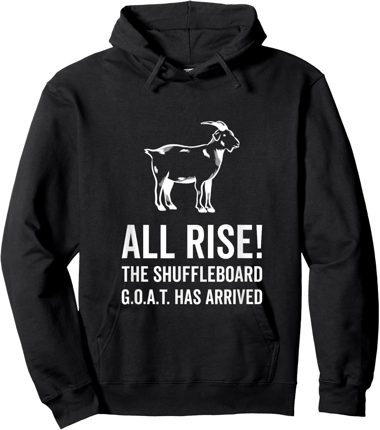 GOAT Shuffleboard Champion Hoodie - Hoodie | Black