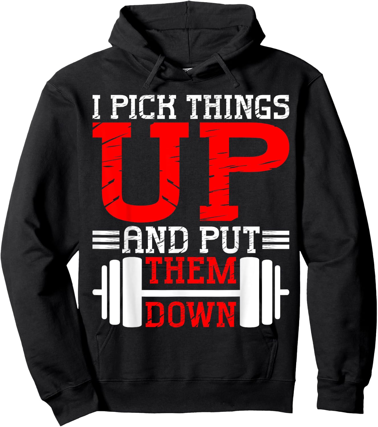I Pick Things Up And Put Them Down Hoodie - Hoodie | Black