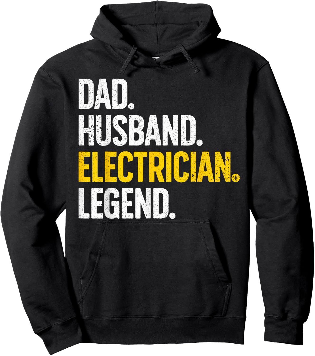 Funny Electrician Design For Husband Dad Electrical Engineer Hoodie - Hoodie | Black
