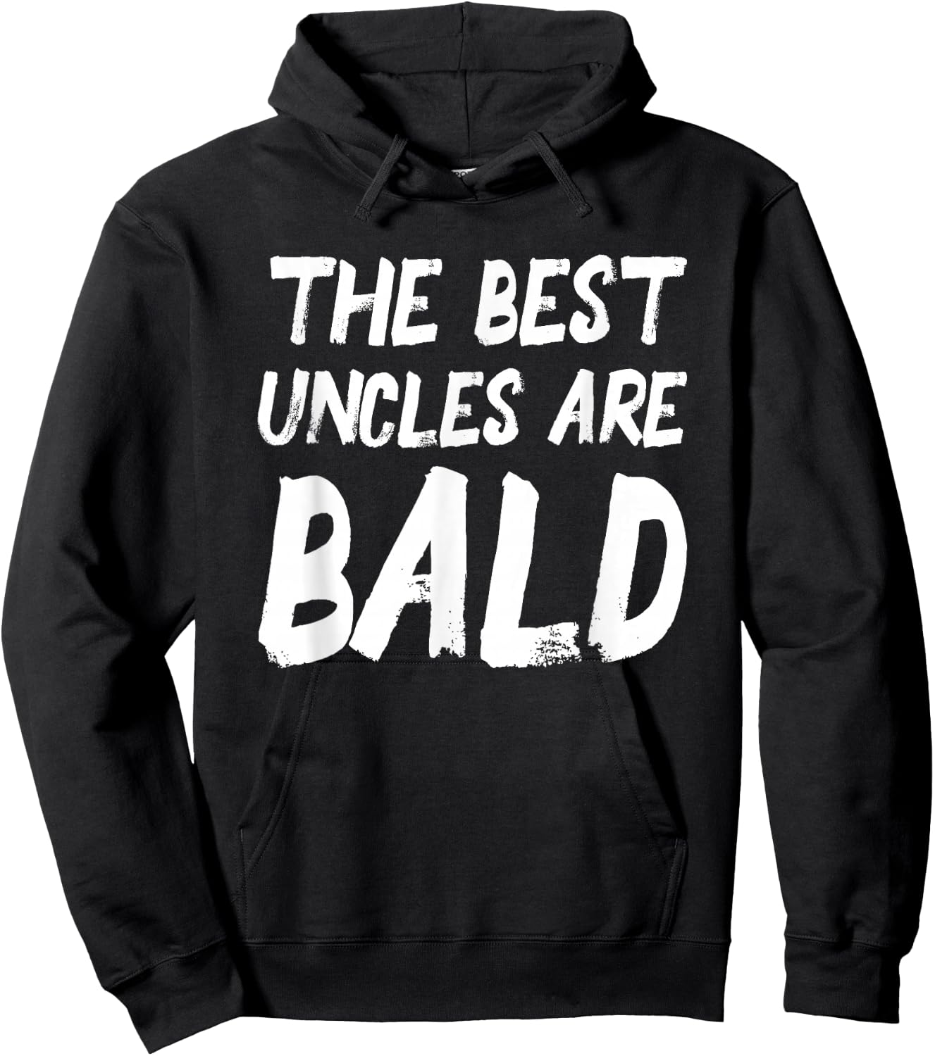 The Best Uncles Are Bald Funny Baldness Hoodie - Hoodie | Black