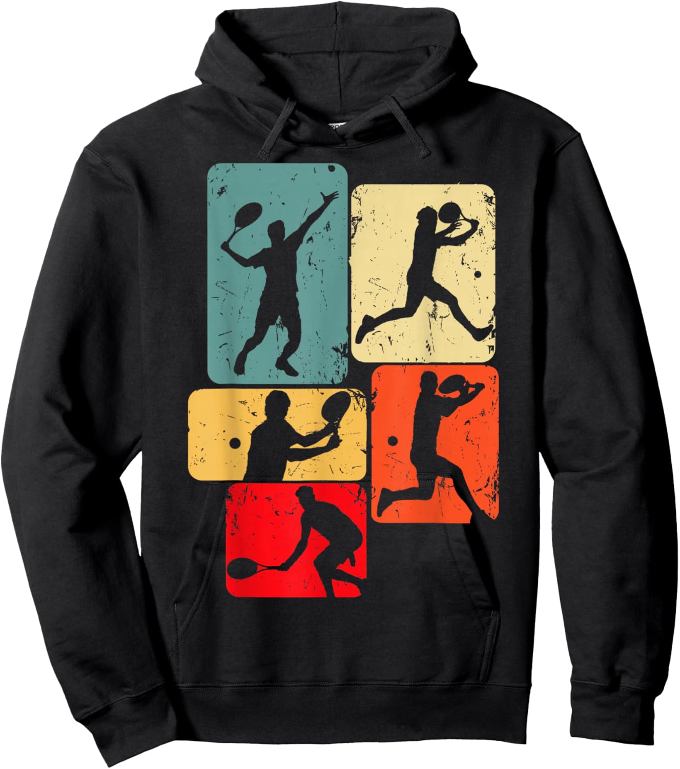 Tennis Player Youth Boys Kids Men Hoodie - Hoodie | Black