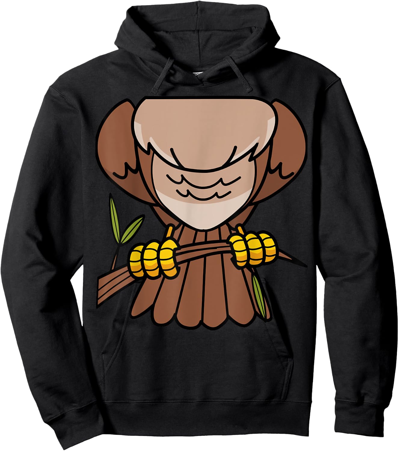 Funny Headless Owl Halloween Night Bird Costume Easy Outfit Hoodie - Hoodie | Black