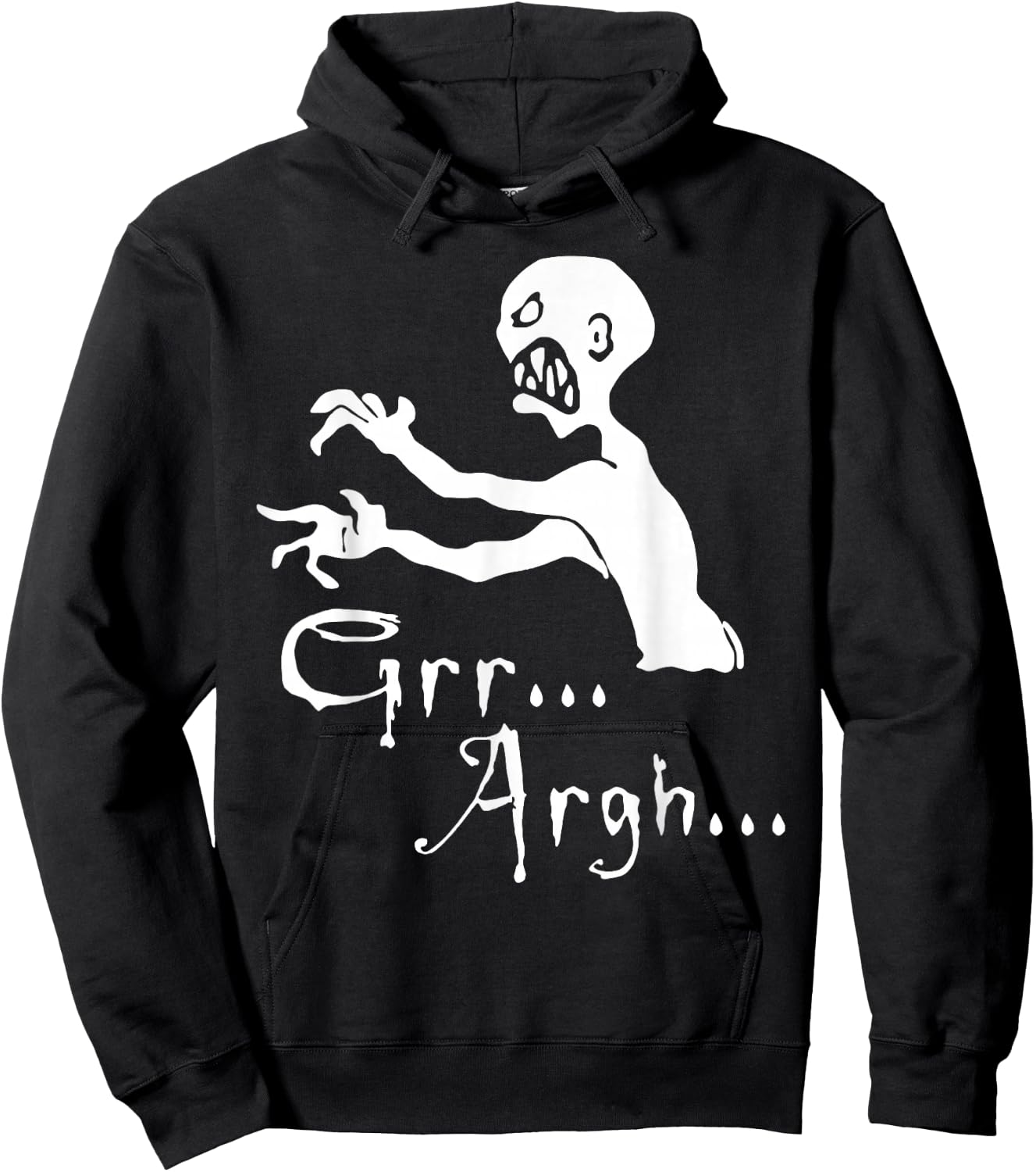 Zombie grr argh Hoodie - Hoodie | Black
