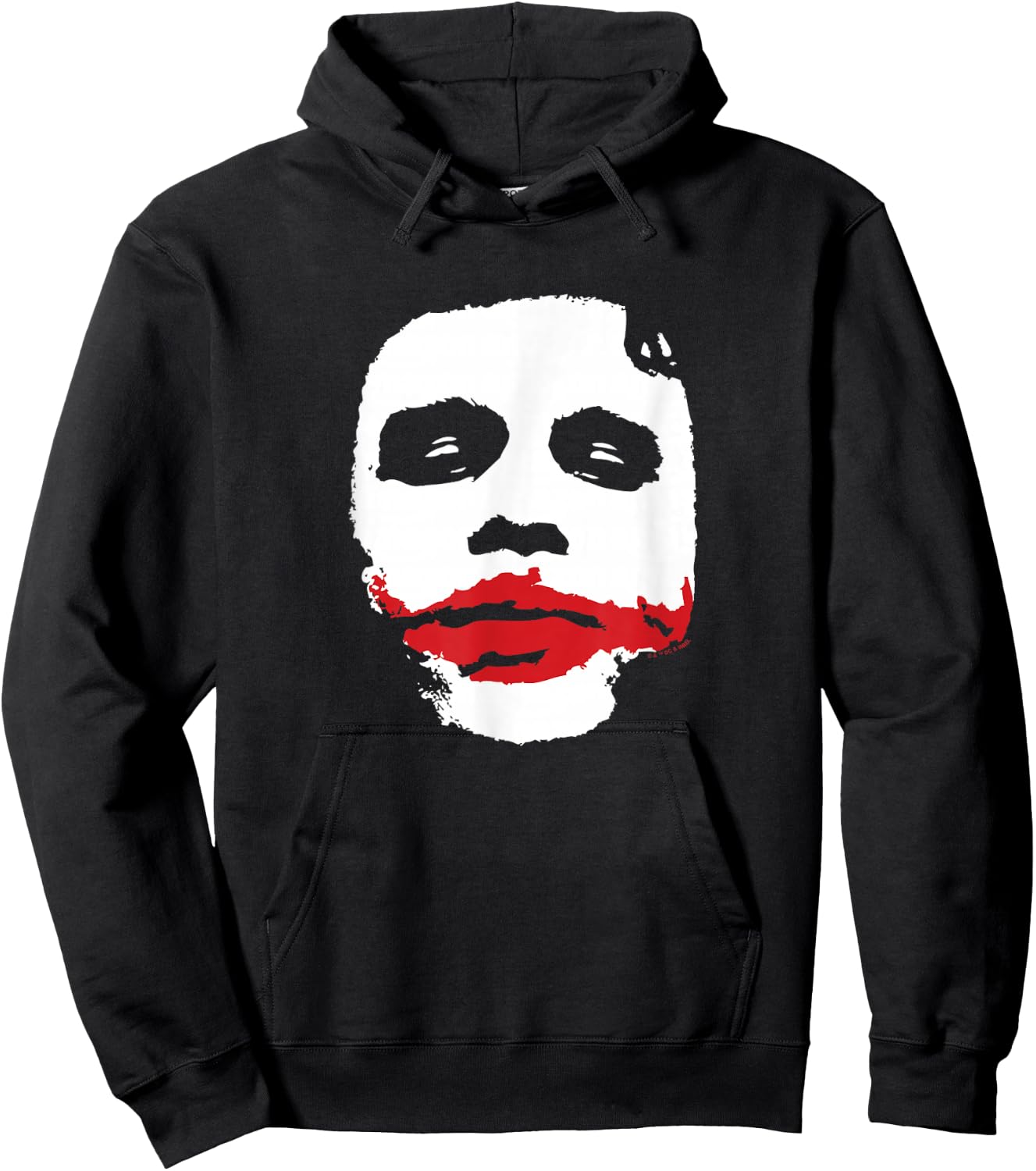 The Dark Knight Heath Ledger The Joker Face Paint Mask Hoodie - Hoodie | Black