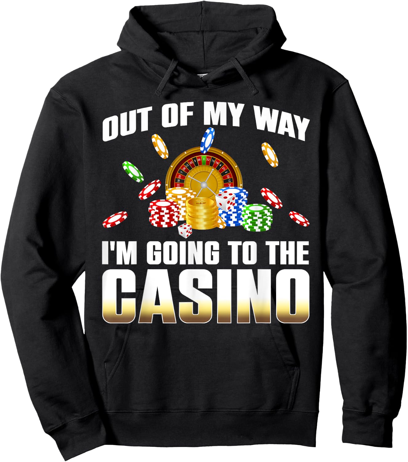 Cool Casino Women Las Vegas Gamblers Poker Player Hoodie - Hoodie | Black