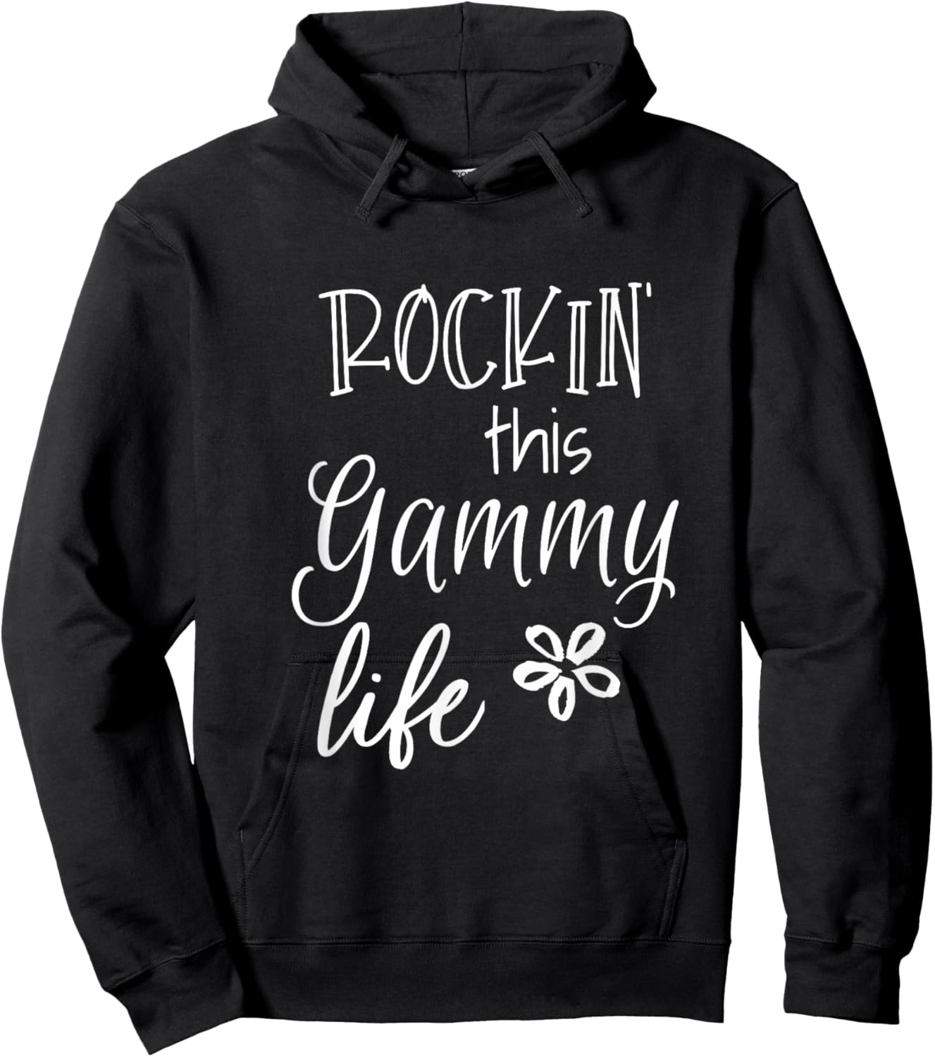 Rockin This Gammy Life Special Grandma Hoodie - Hoodie | Black