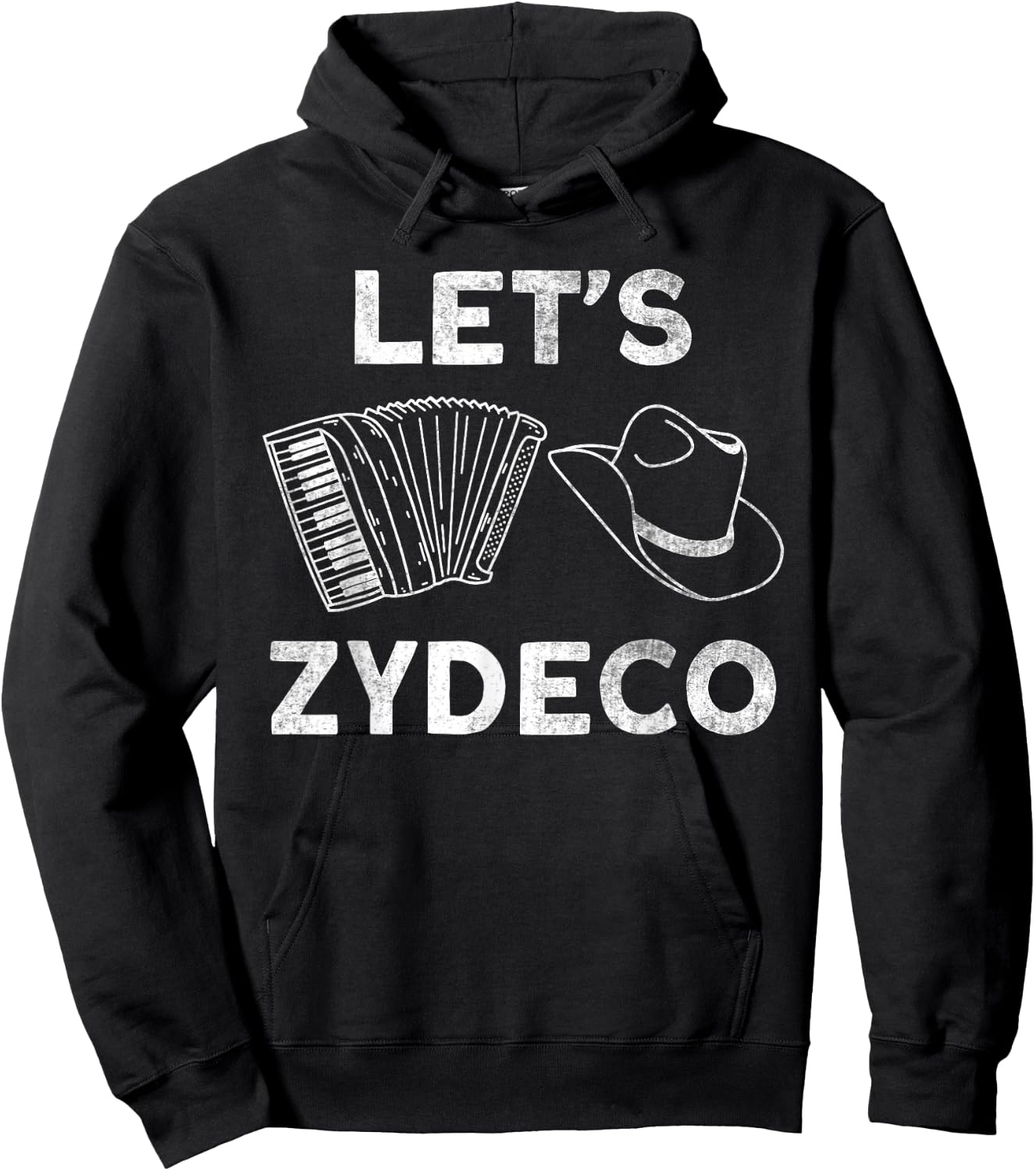 Let's Zydeco Hoodie - Hoodie | Black