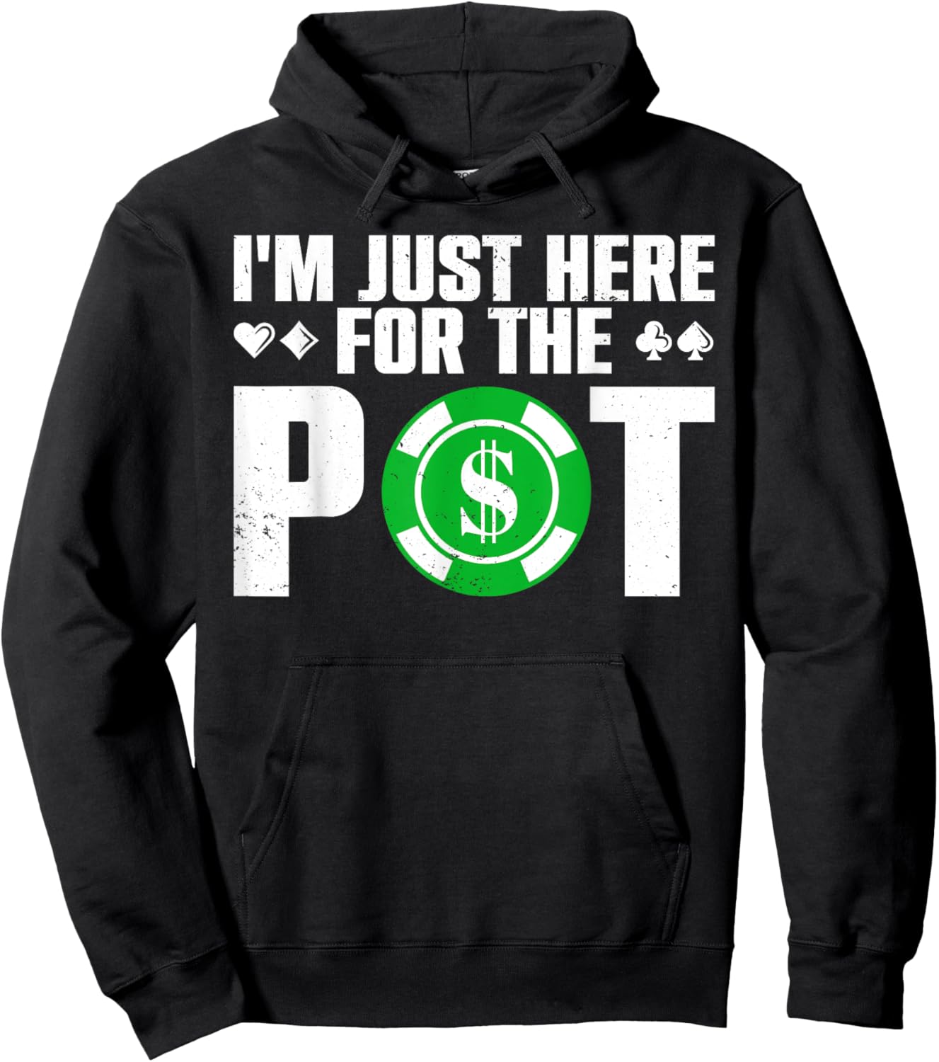 Cool Poker Lover Women Card Casino Player Gambler Small Hoodie - Hoodie | Black