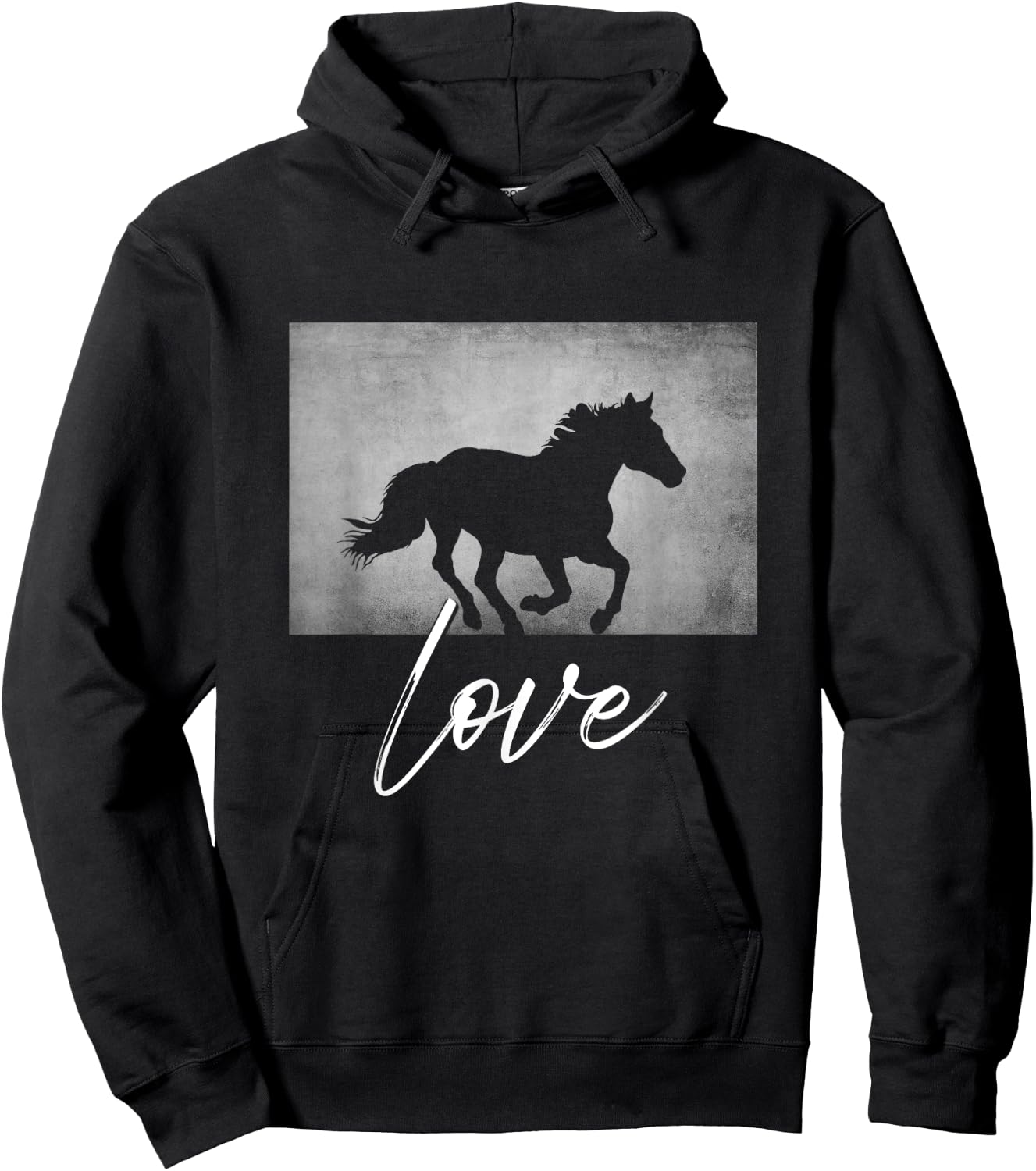 Horse Riding Apparel - Horse Hoodie - Hoodie | Black