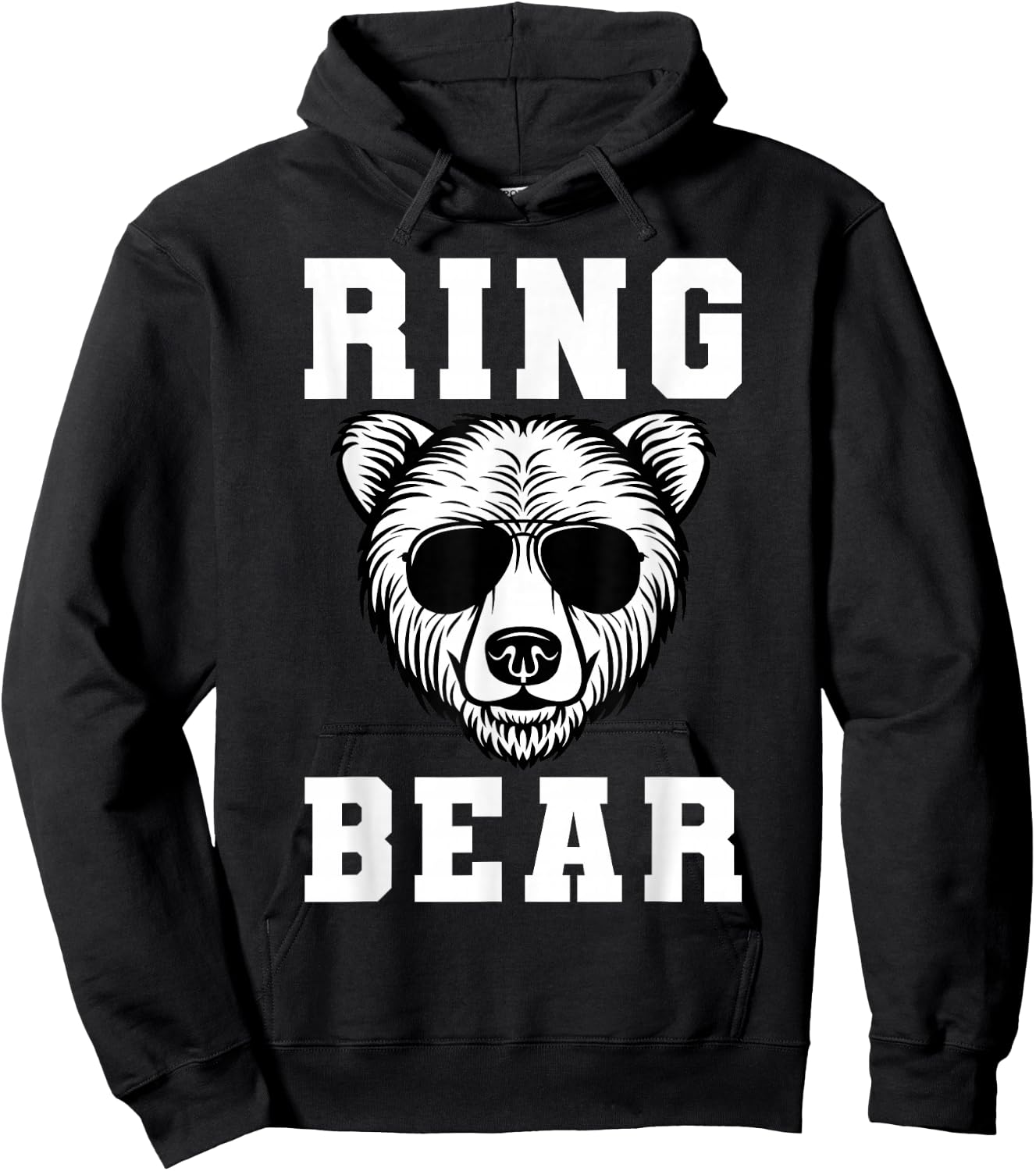 Ring Bear Ring Bear Ring Hoodie - Hoodie | Black