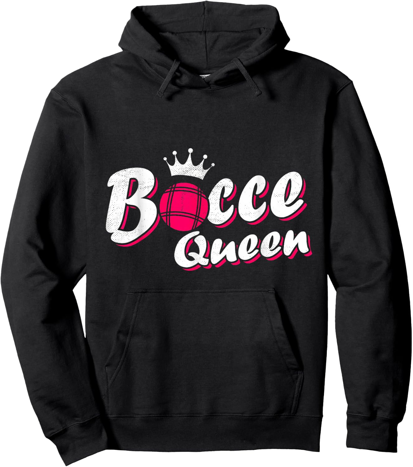 Bocce Queen Bocci - Funny Bocce Ball Hoodie - Hoodie | Black