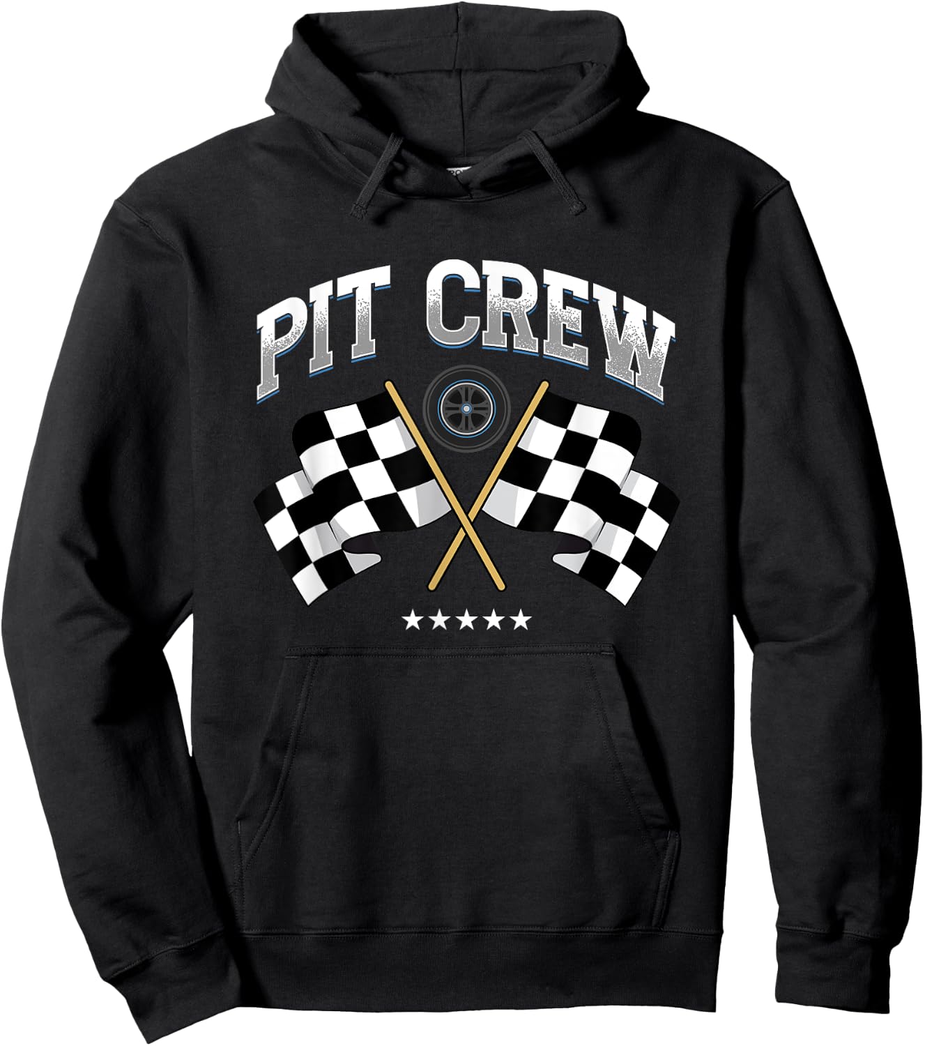 Pit Crew | Motorsport Racing | Cars Pit Stop Hoodie - Hoodie | Black