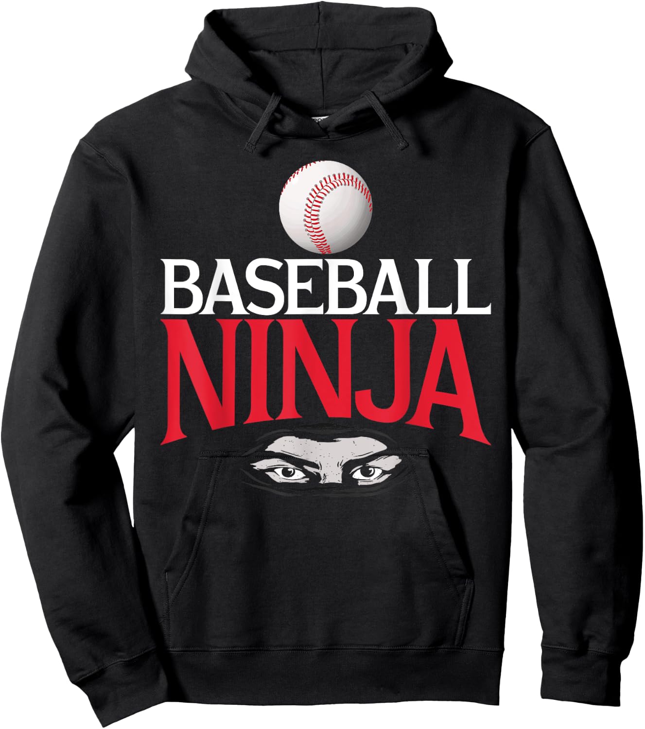 Baseball Ninja Hoodie - Hoodie | Black