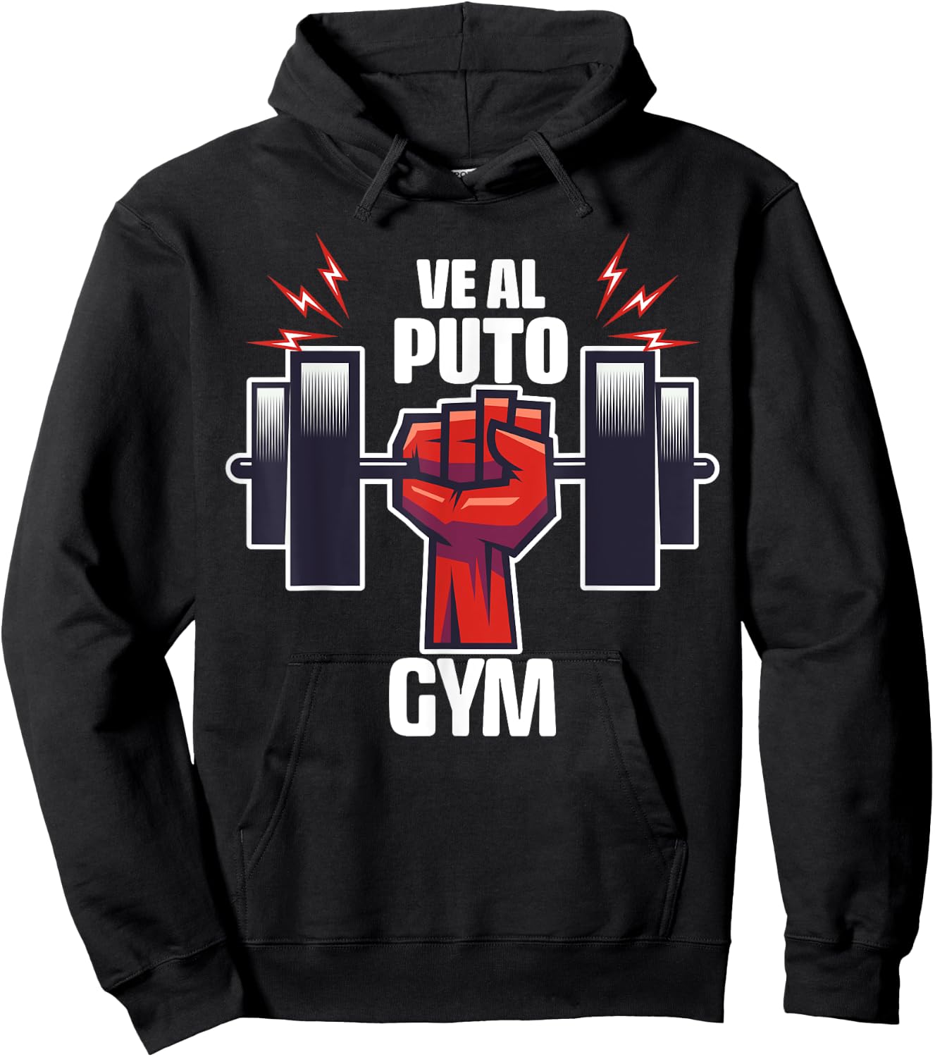 Go to the Fuck Gym Hoodie - Hoodie | Black