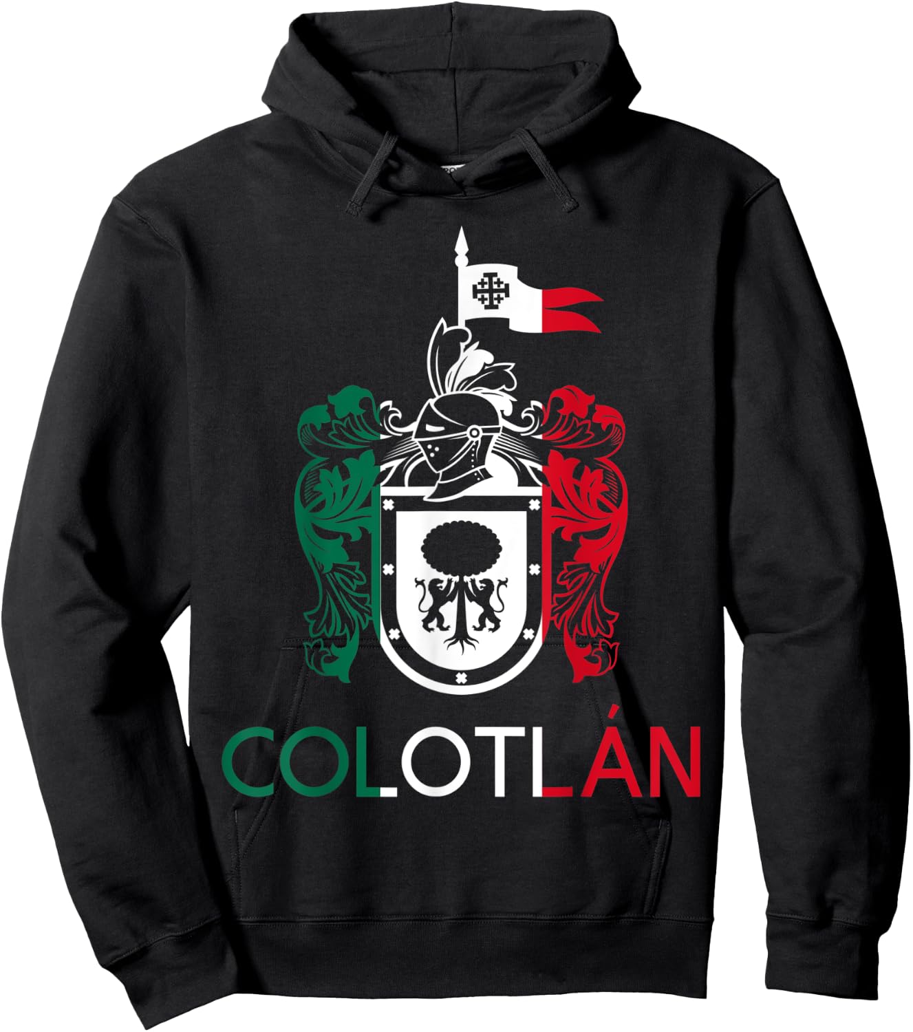 Colotlan Jalisco Estado De Mexico Escudo Eagle Aguila Hoodie - Hoodie | Black