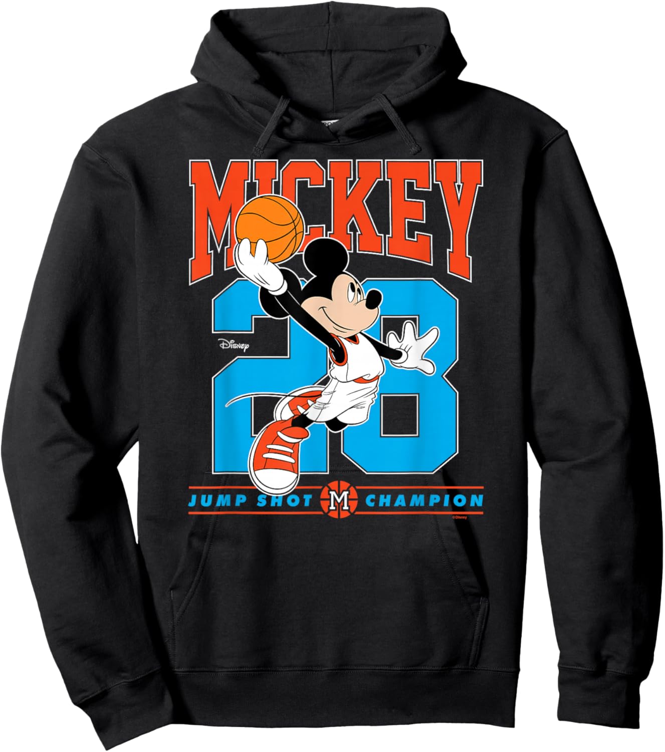 Disney - Mickey Jump Shot Basketball Hoodie - Hoodie | Black