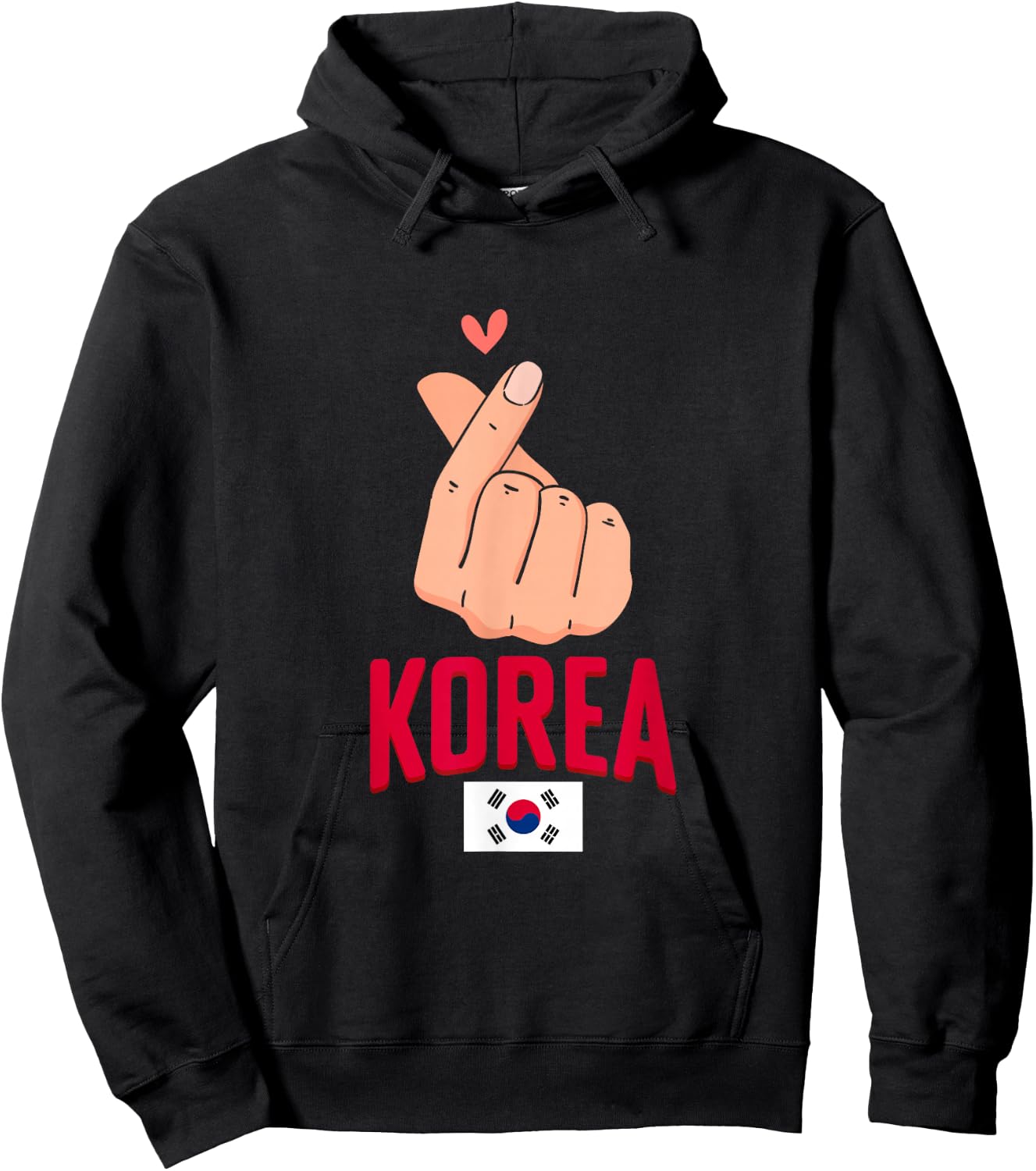 Korean Flag South Korea K-drama Kpop Korea Hoodie - Hoodie | Black