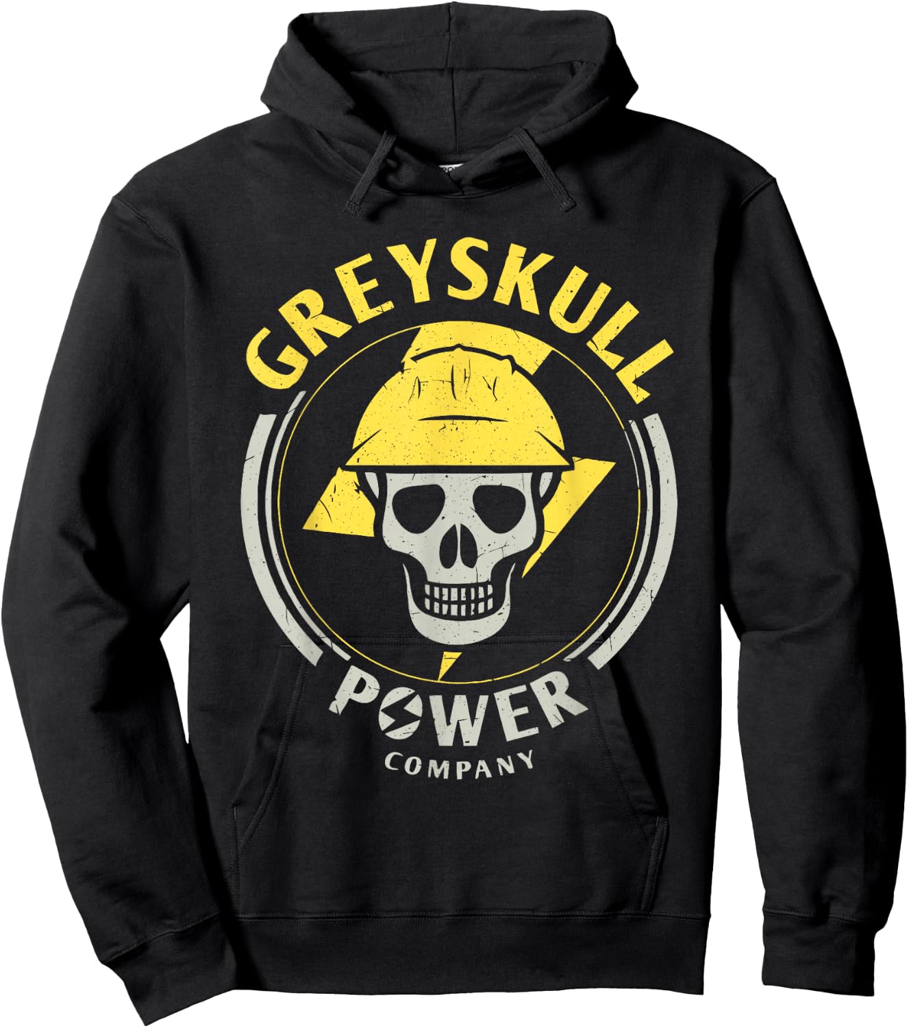 Greyskull power company Apparel Hoodie - Hoodie | Black