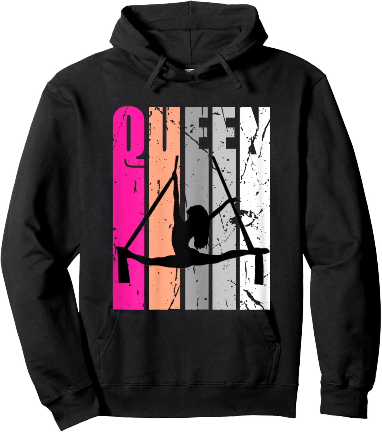 Kid Aerialist Queen Birthday Pretty Training Train Girl Fan Hoodie - Hoodie | Black