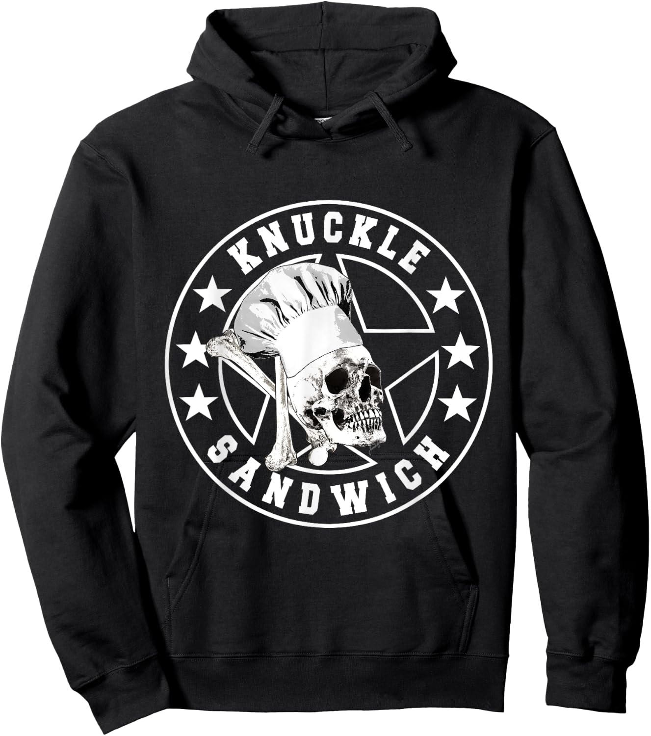 Ratherkool Knuckle Sandwich All Star Knockout Black Hoodie - Hoodie | Black