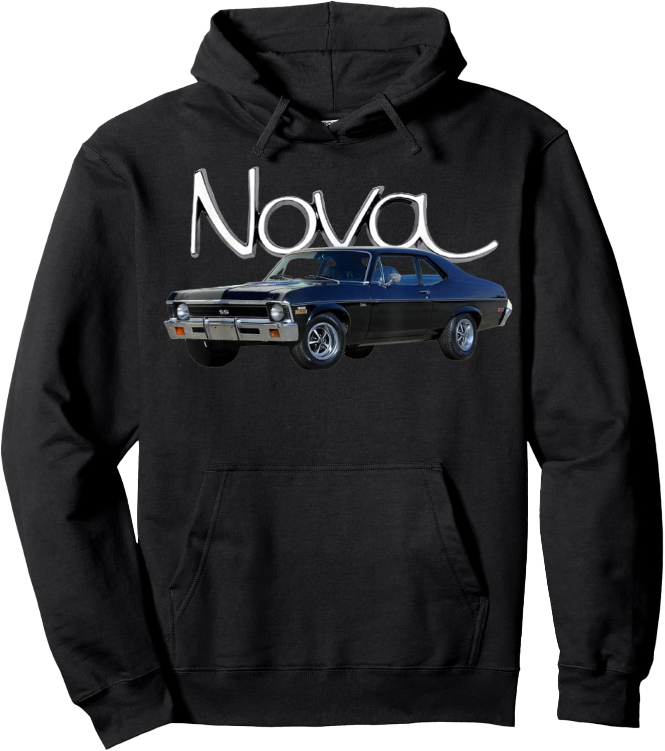 Vintage 1972 Chevys Nova Hoodie - Hoodie | Black