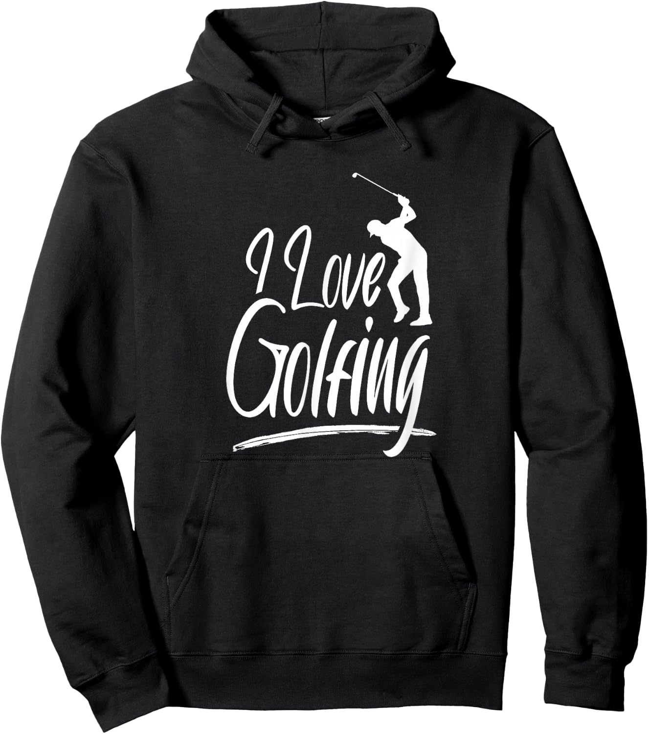 I Love Golfing Club Golf Golfer Player Hoodie - Hoodie | Black