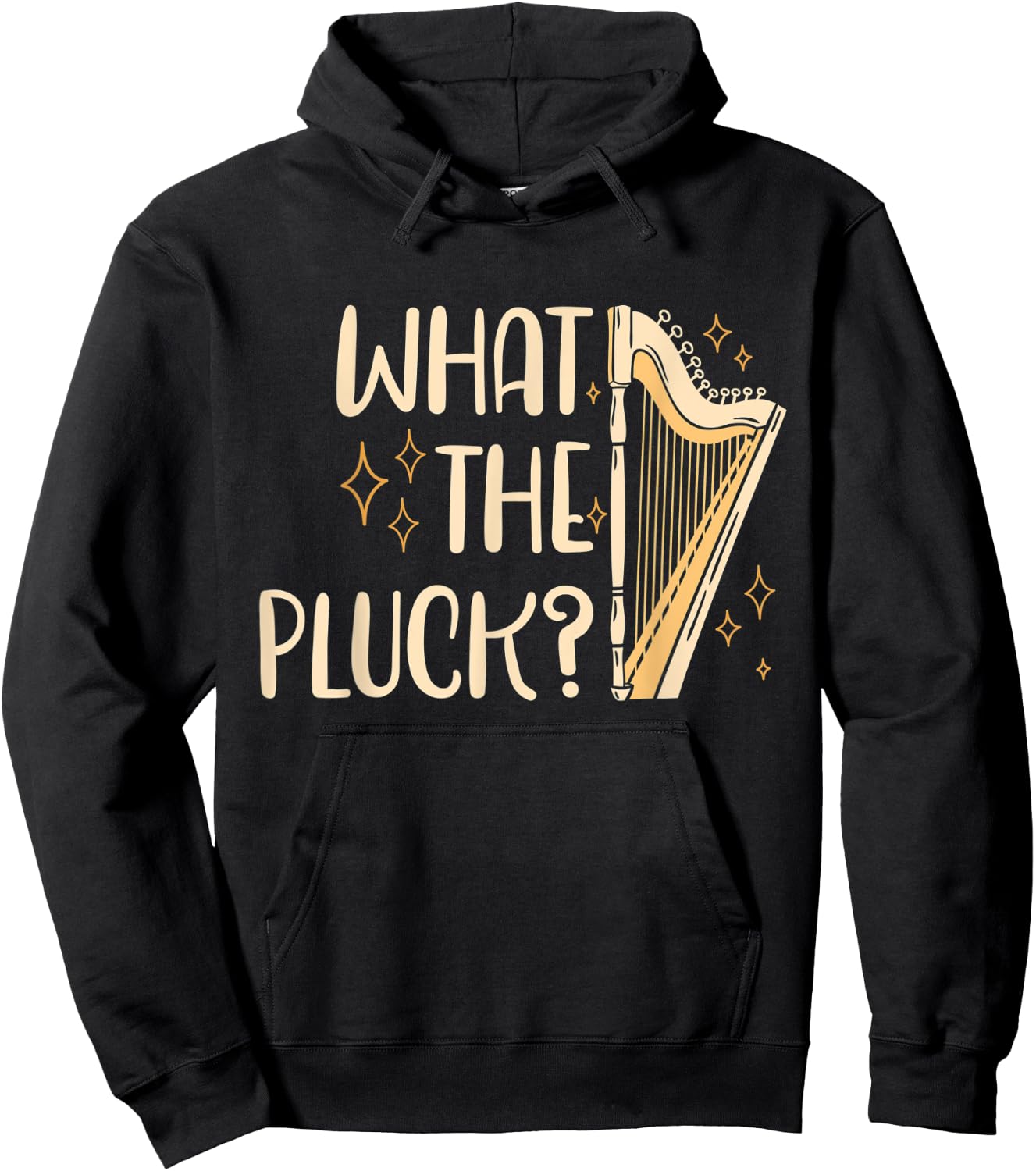 Harpist Harpists What The Pluck Hoodie - Hoodie | Black