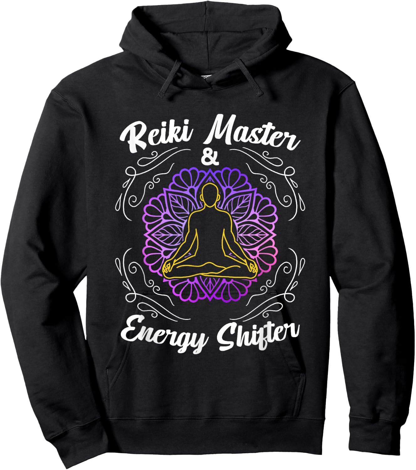 Reiki Master And Energy Shifter Healing Hands Chakra Healer Hoodie - Hoodie | Black