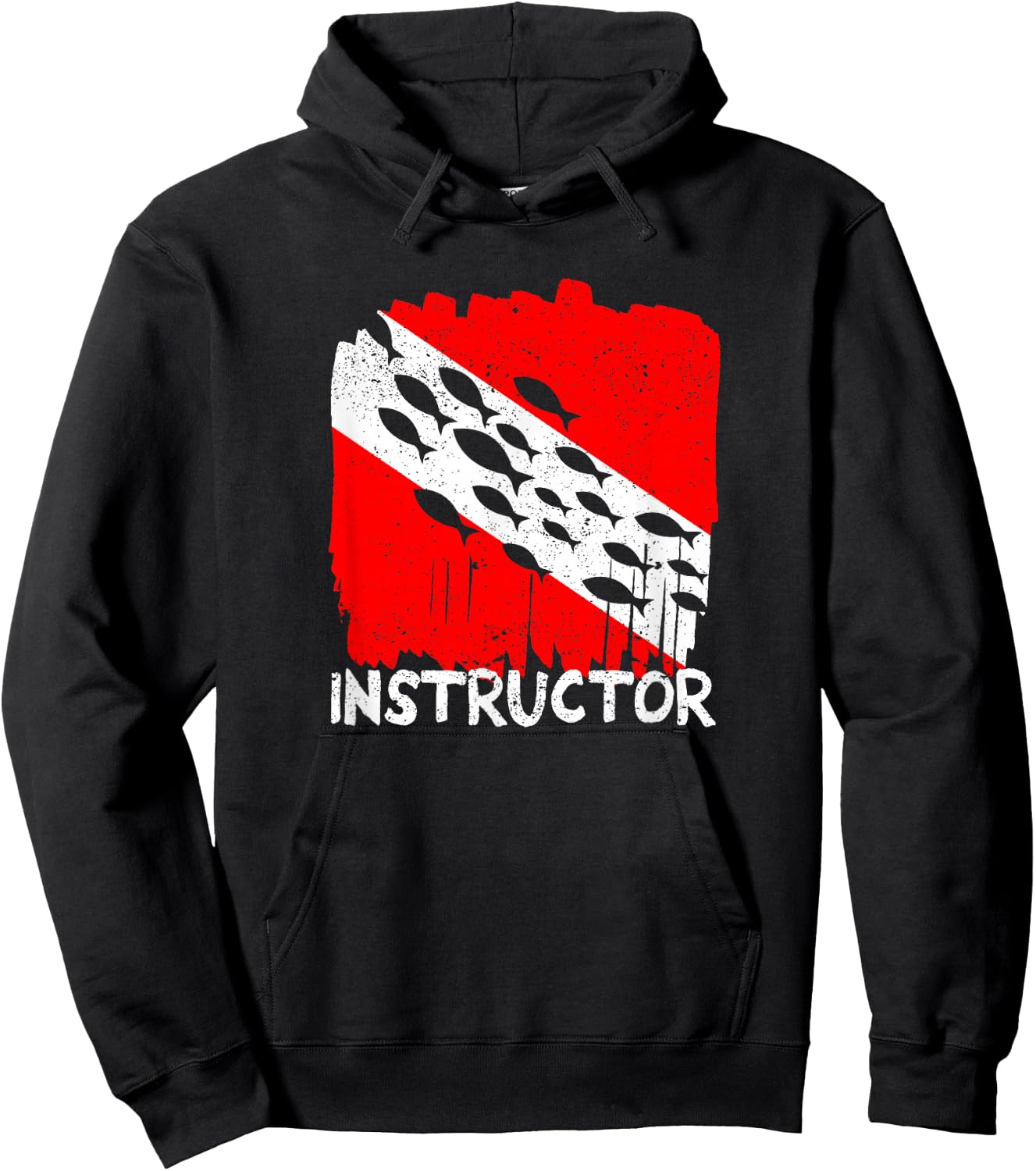 Scuba Dive Instructor Diver Deep Diving Divemasters Students Hoodie - Hoodie | Black