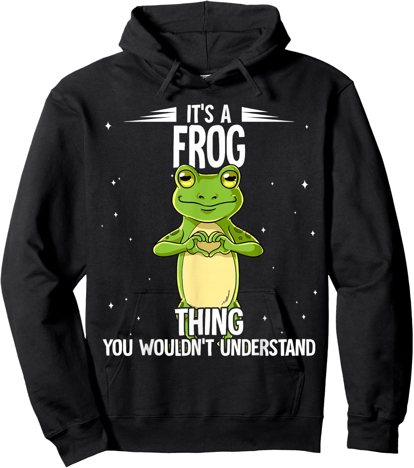 Its A Frog Thing Frog Hoodie - Hoodie | Black