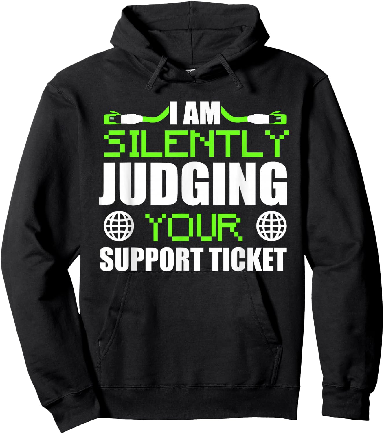 Funny Network Administrator Tech Support Sysadmin Hoodie - Hoodie | Black