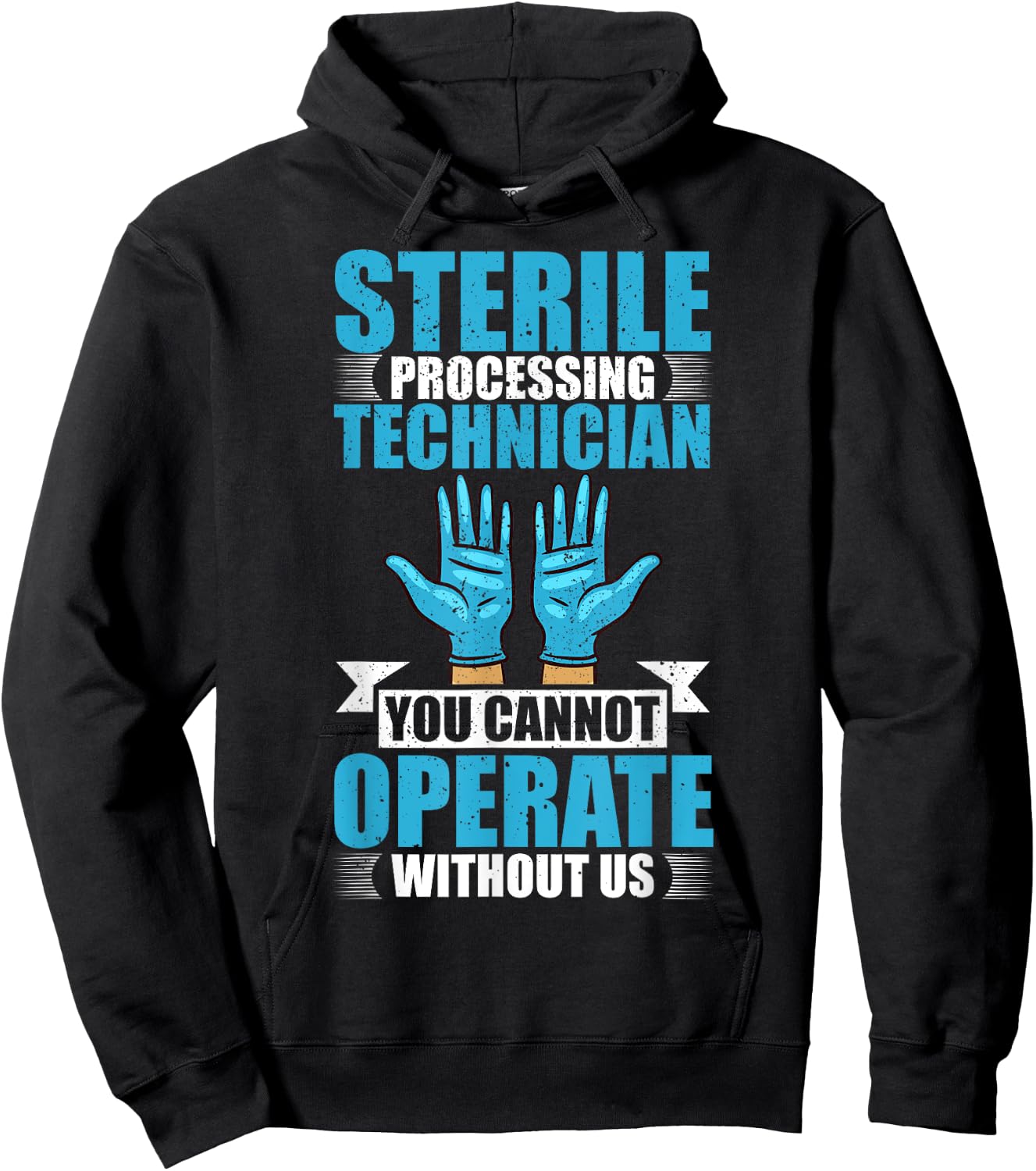 Sterile Processing Technician Instruments Tech Certification Hoodie - Hoodie | Black