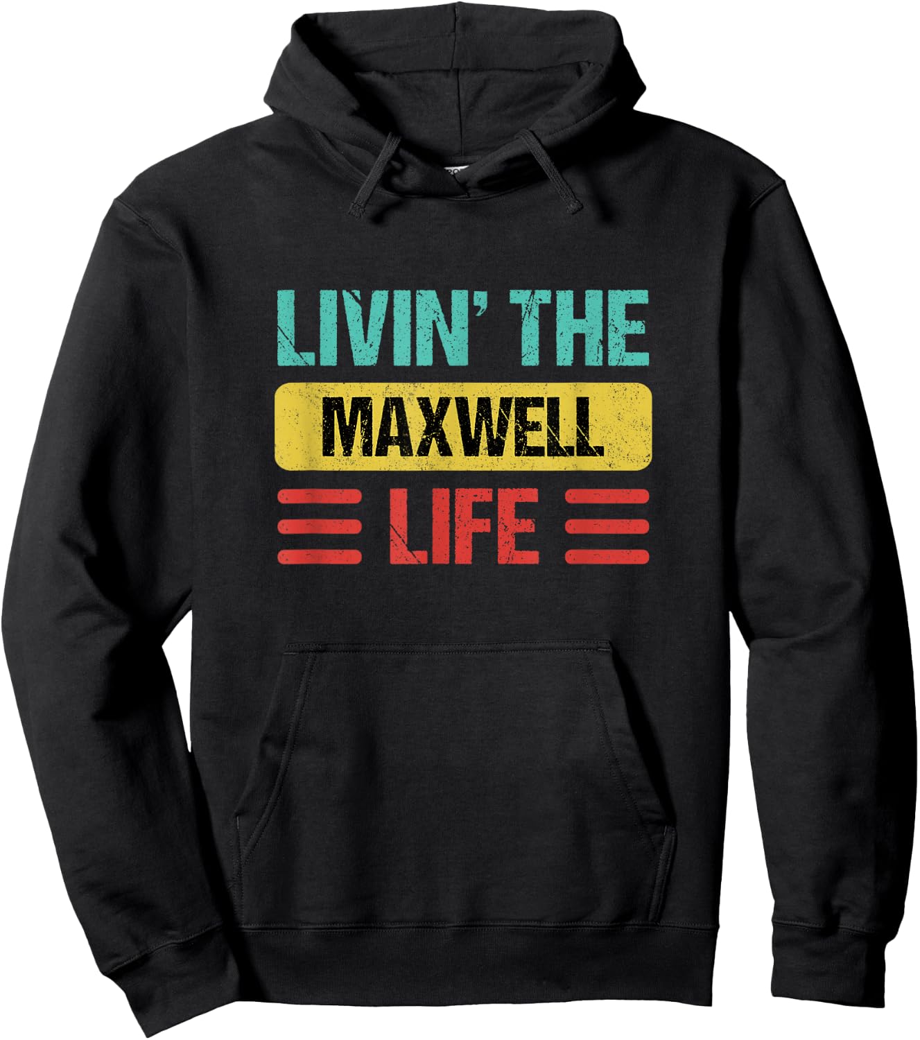 Maxwell Name Hoodie - Hoodie | Black