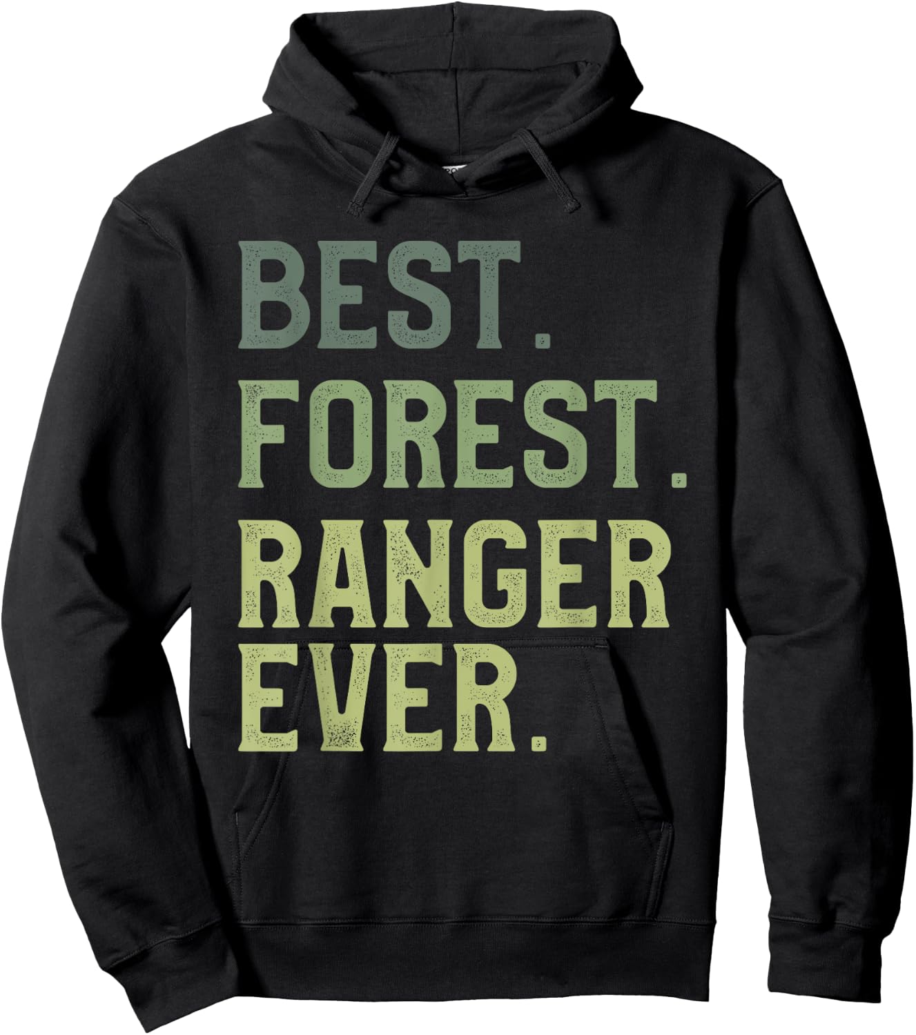 Best Forest Ranger Ever Wildlife Conservation Officer Hoodie - Hoodie | Black